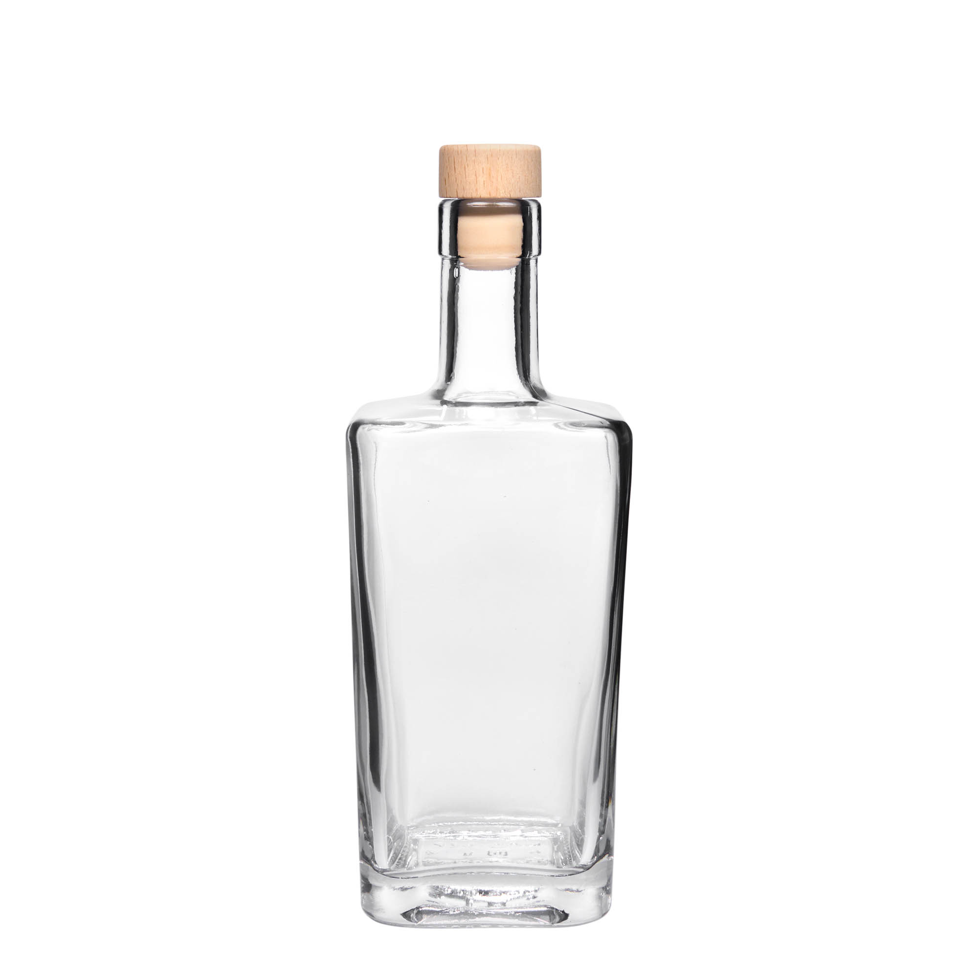 500 ml γυάλινο μπουκάλι 'Noel', τετράγωνο, στόμιο: φελλός