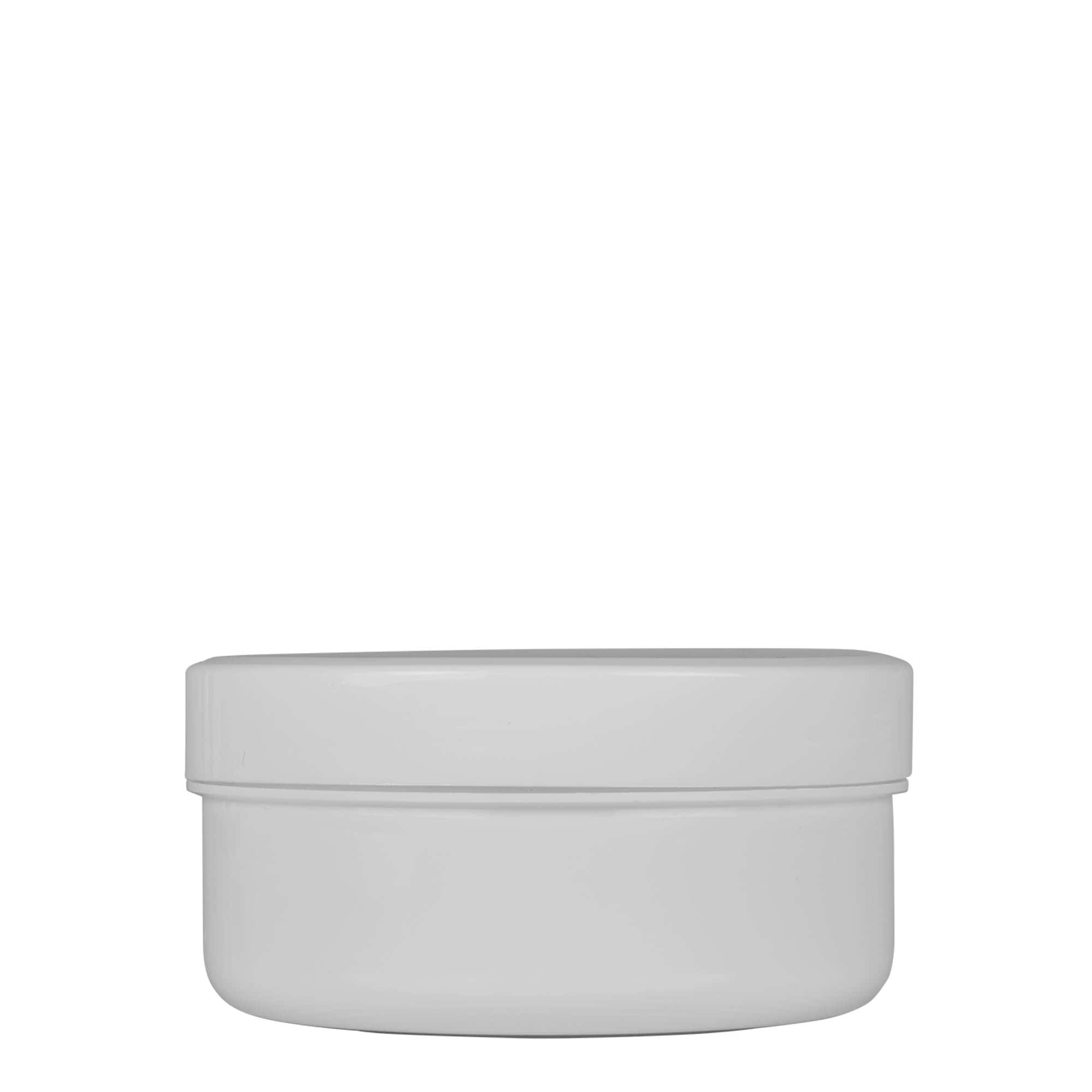 Πλαστικό βάζο 'White Line' 250 ml, PP, λευκό, στόμιο: βιδωτό πώμα