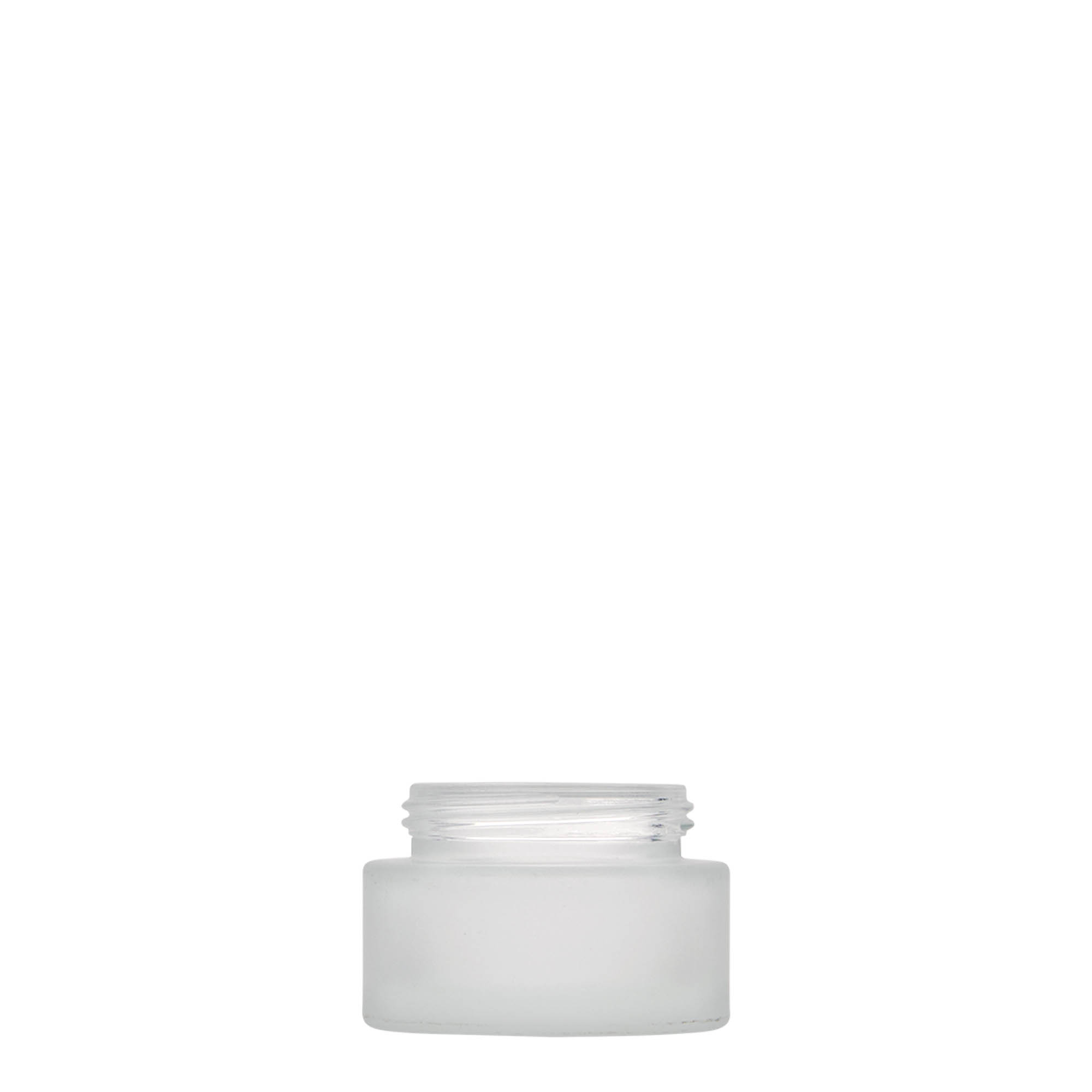 15 ml βαζάκι 'Platin Edition', γυαλί, παγωμένο, στόμιο: βιδωτό καπάκι
