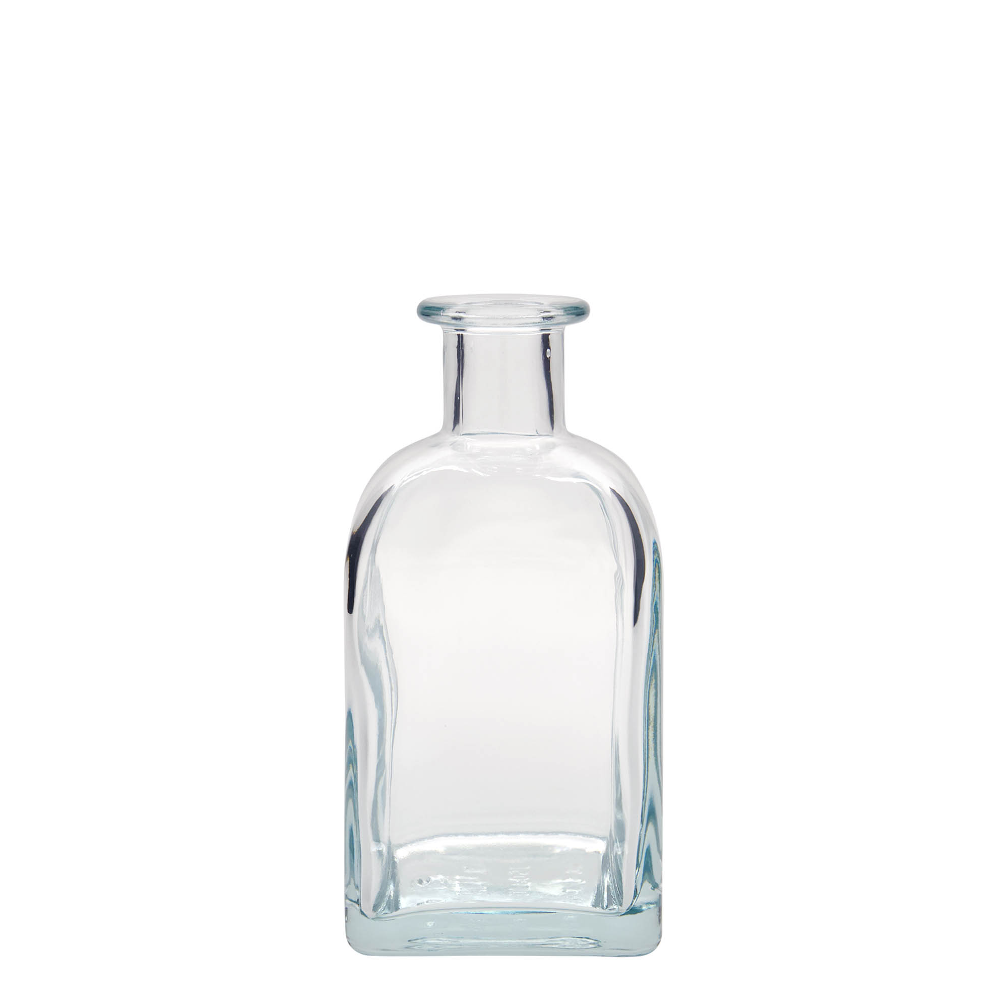 350 ml γυάλινο μπουκάλι Apotheker Carré, τετράγωνο, στόμιο: φελλός