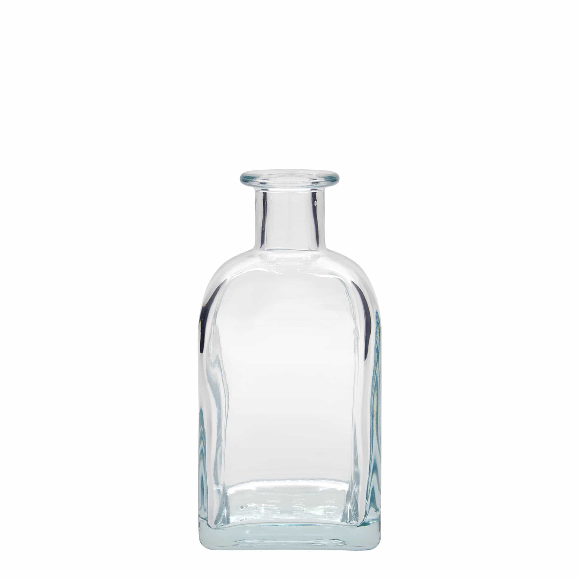 350 ml γυάλινο μπουκάλι Apotheker Carré, τετράγωνο, στόμιο: φελλός