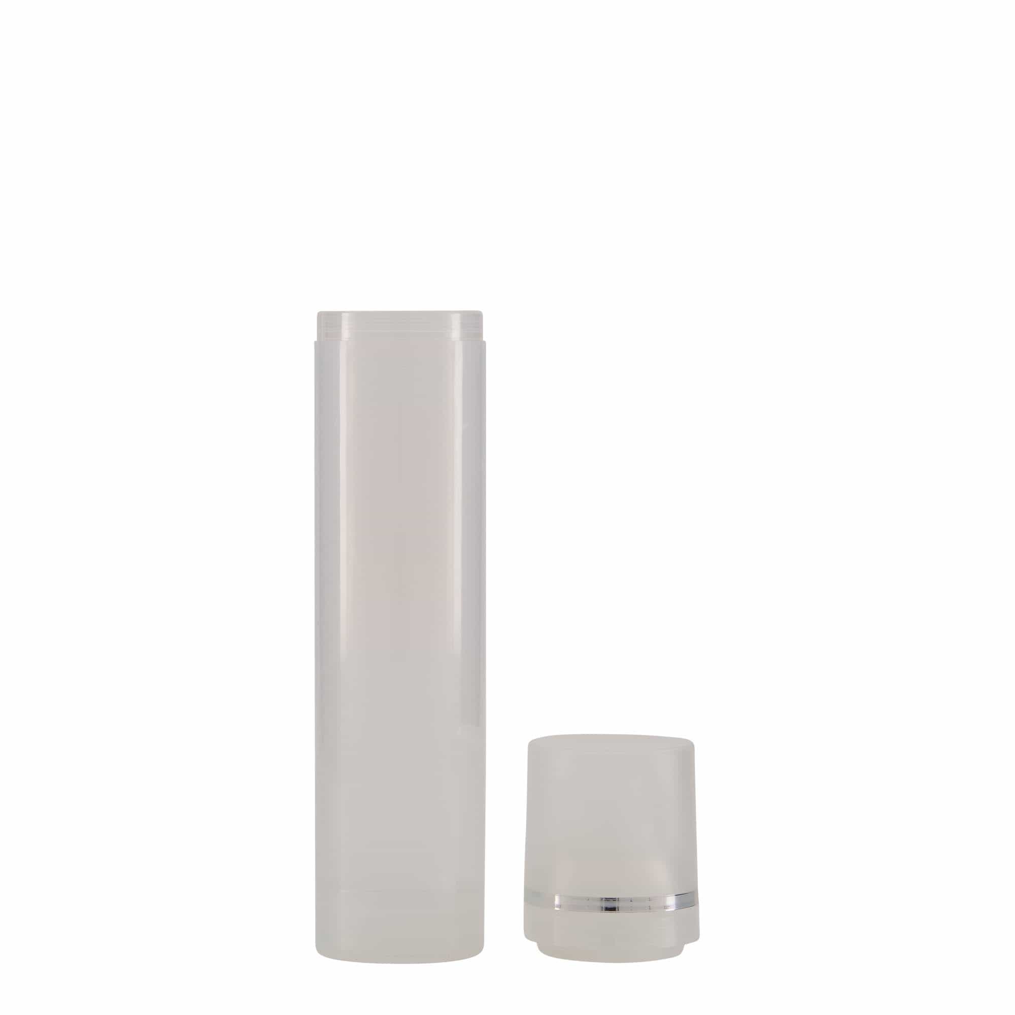 100 ml Airless διανομέας 'Mezzo', πλαστικό PP, φυσικό 100 ml Airless διανομέας 'Mezzo', πλαστικό PP, φυσικό