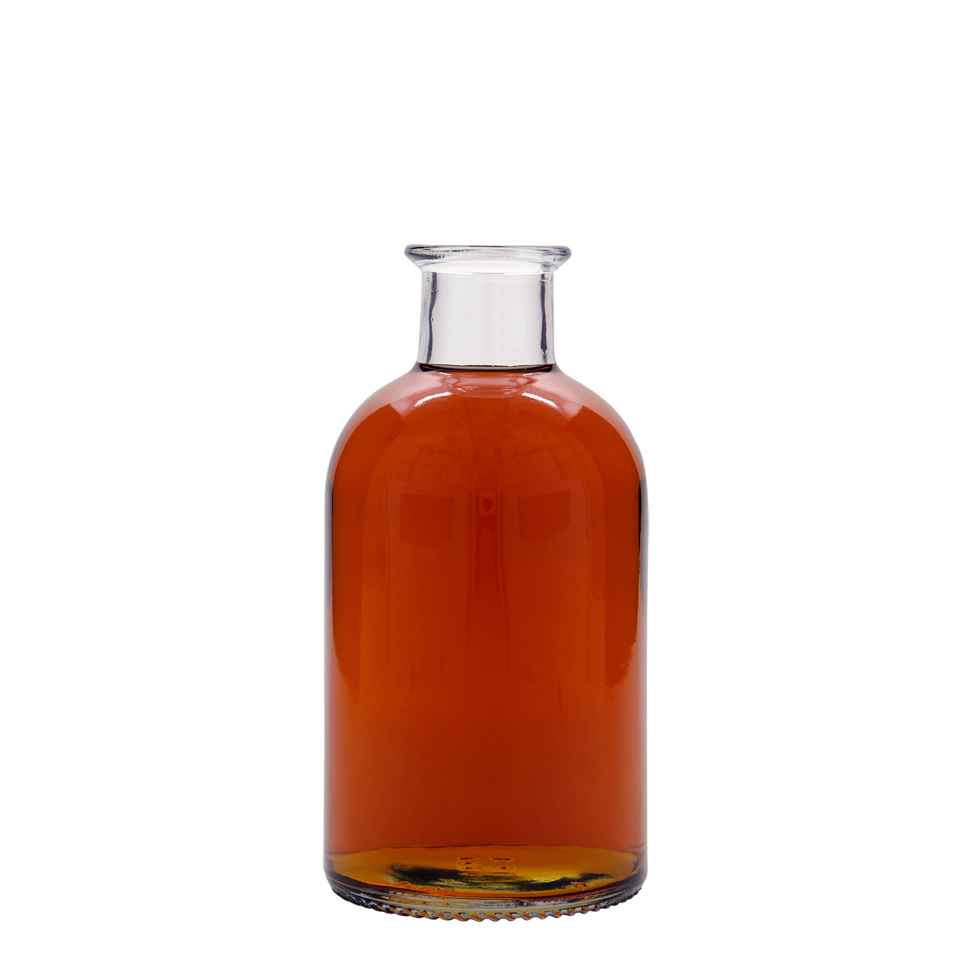 500 ml γυάλινο μπουκάλι φαρμακοποιού 'Italia', στόμιο: φελλός