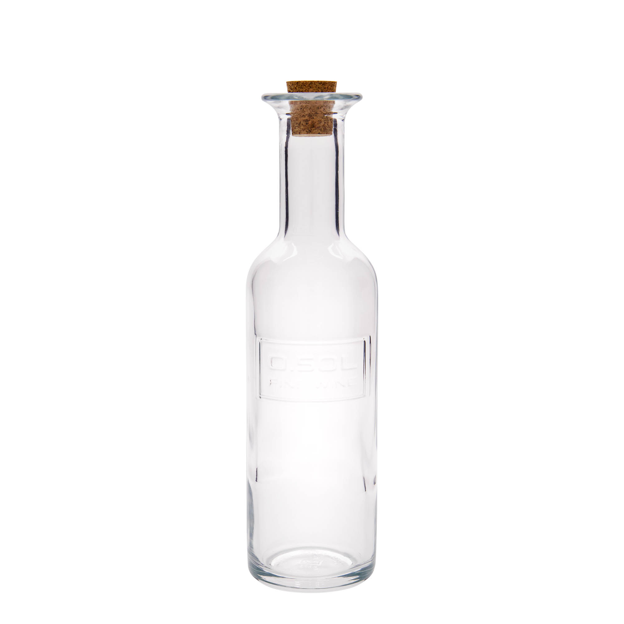 500 ml γυάλινο μπουκάλι 'Optima Fine Wine', στόμιο: φελλός