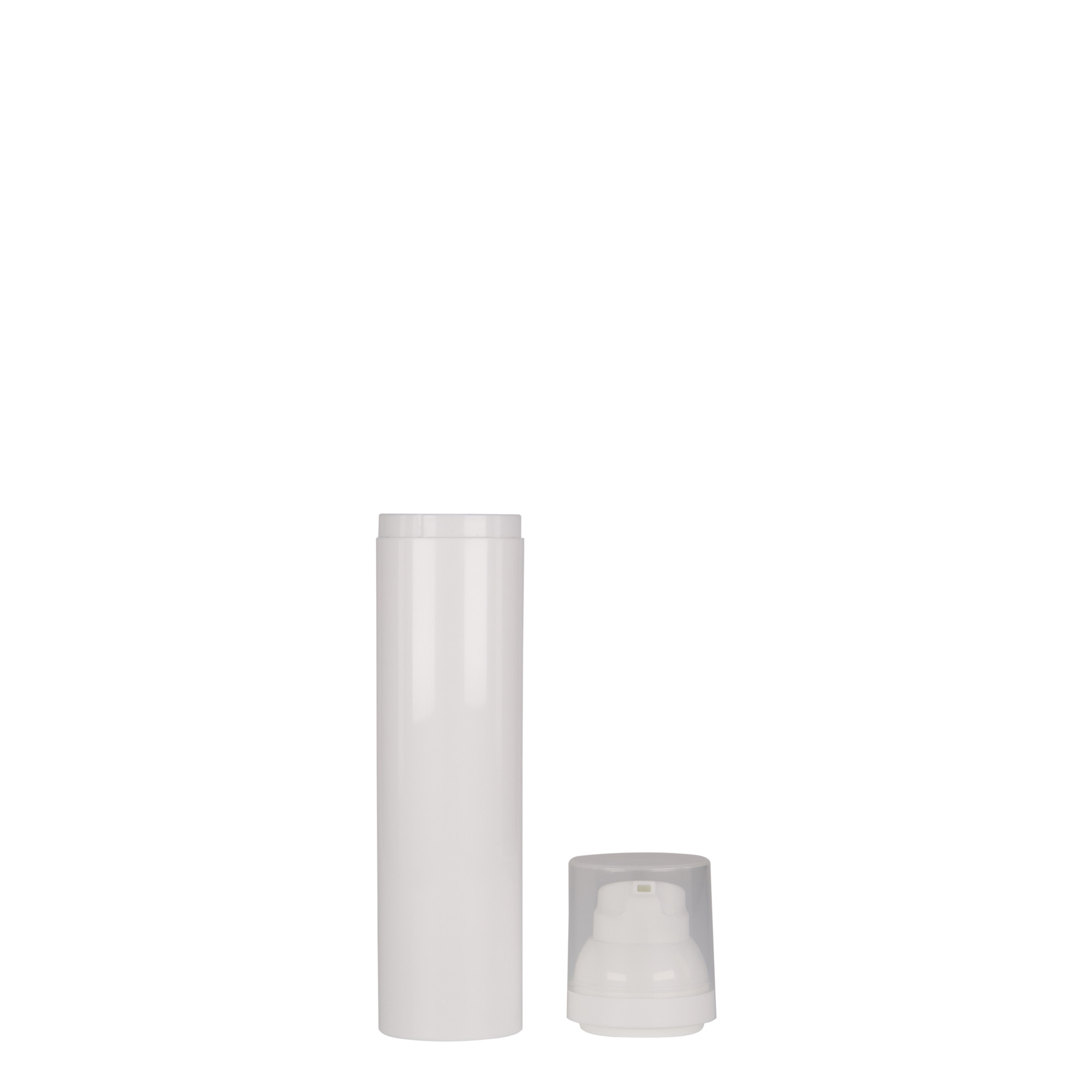 100 ml Airless διανομέας 'Mezzo', πλαστικό PP, λευκό 100 ml Airless διανομέας 'Mezzo', πλαστικό PP, λευκό