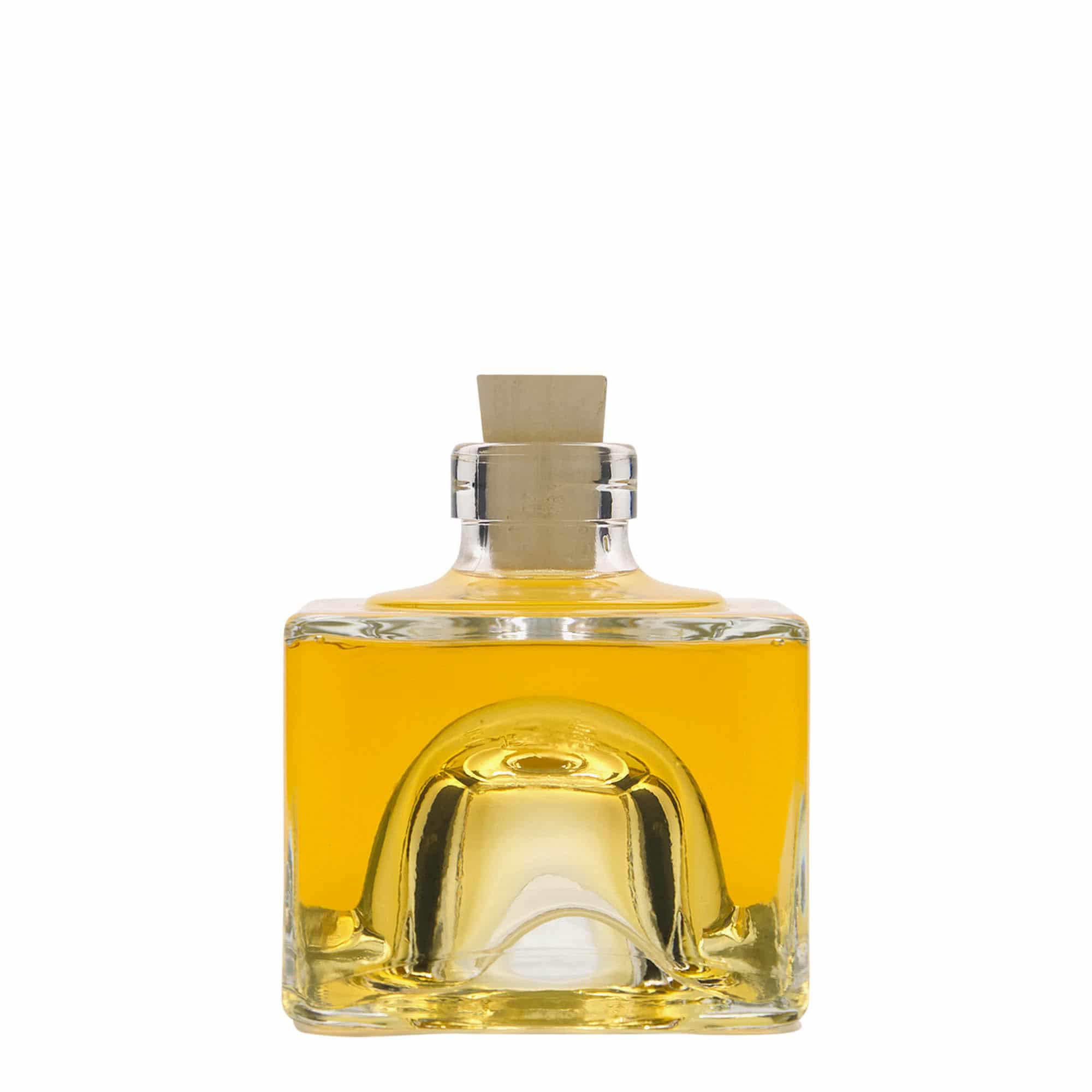 200 ml γυάλινο μπουκάλι 'Cocolores', τετράγωνο, στόμιο: φελλός