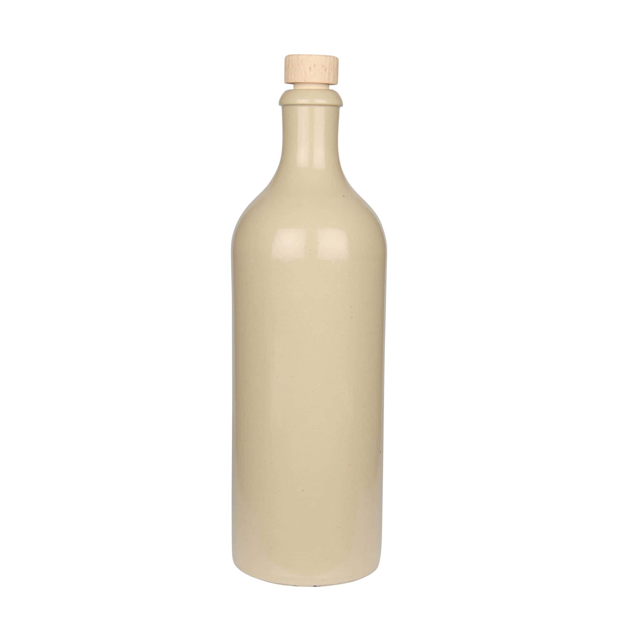750 ml δοχείο από πηλό, κεραμικό, μπεζ, στόμιο: φελλός 750 ml δοχείο από πηλό, κεραμικό, μπεζ, στόμιο: φελλός