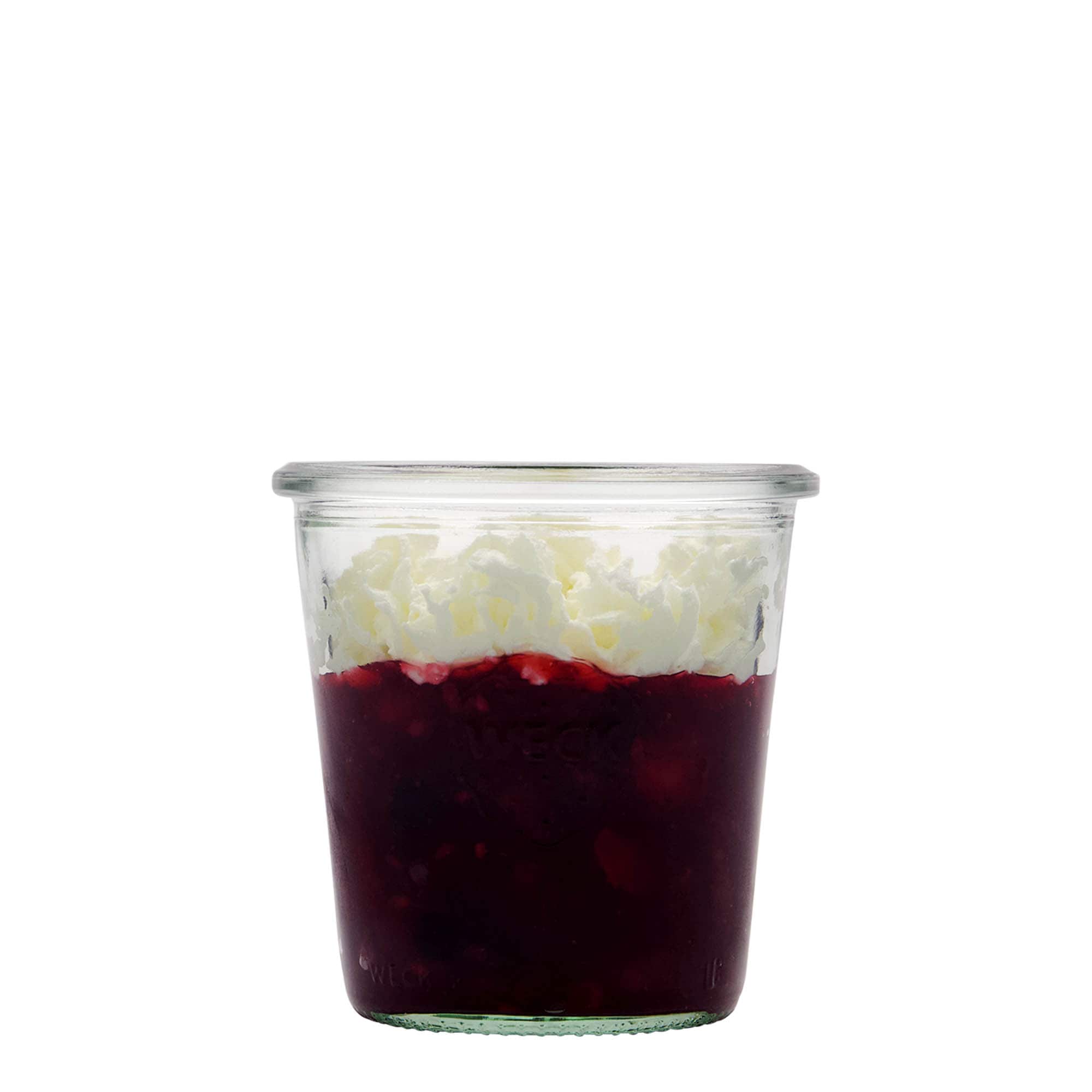 290 ml βάζο WECK με ευθεία τομή, στόμιο: στρογγυλό χείλος