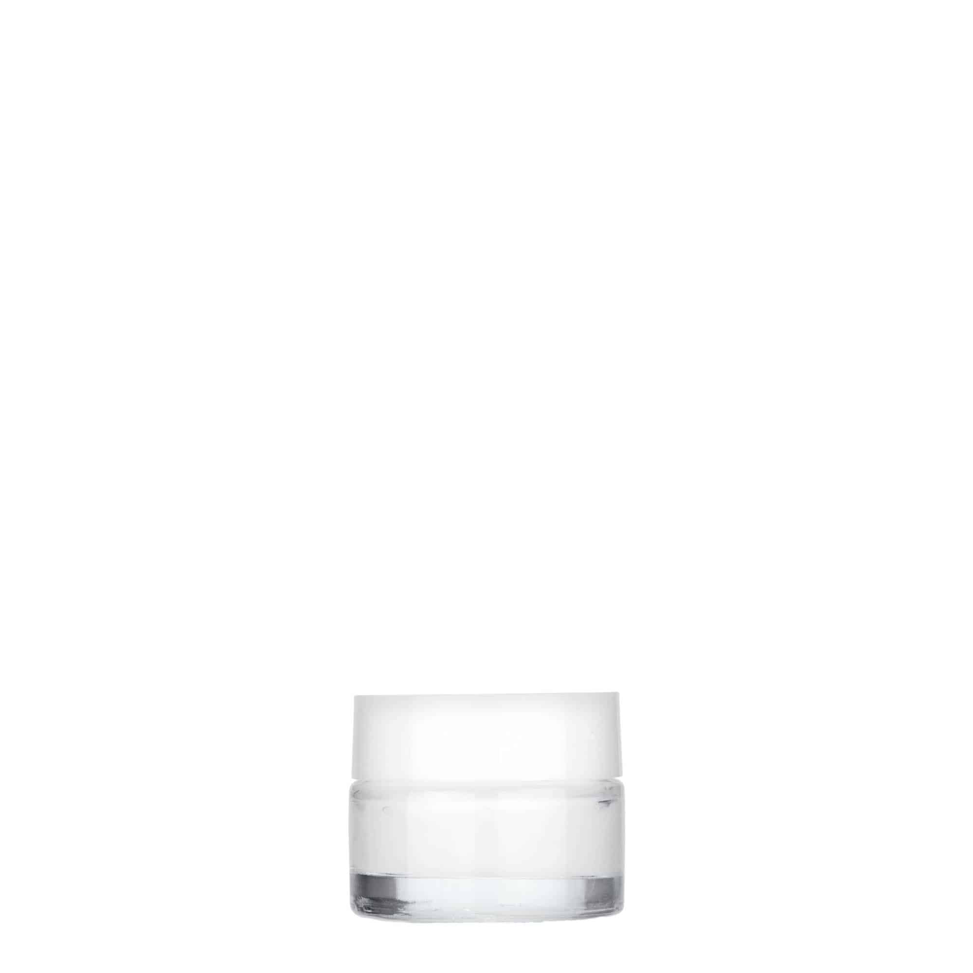 5 ml βαζάκι 'Beauty', γυαλί, στόμιο: βιδωτό καπάκι