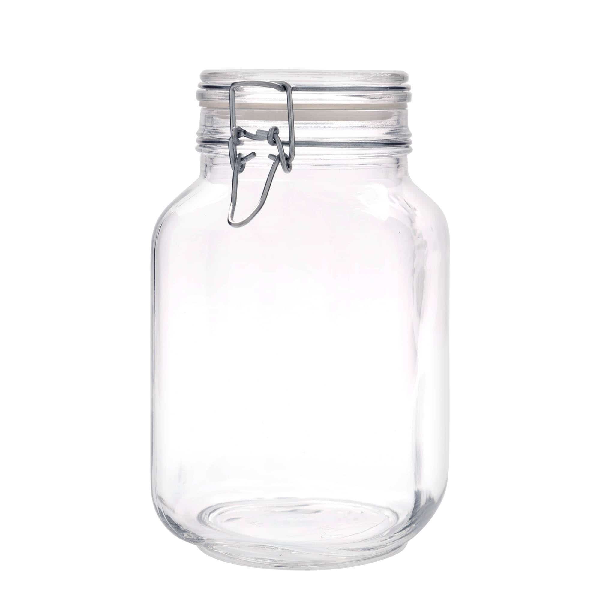 Βάζο με καπάκι με κλιπ 'Fido' 2.000 ml, τετράγωνο, στόμιο: καπάκι με κλιπ