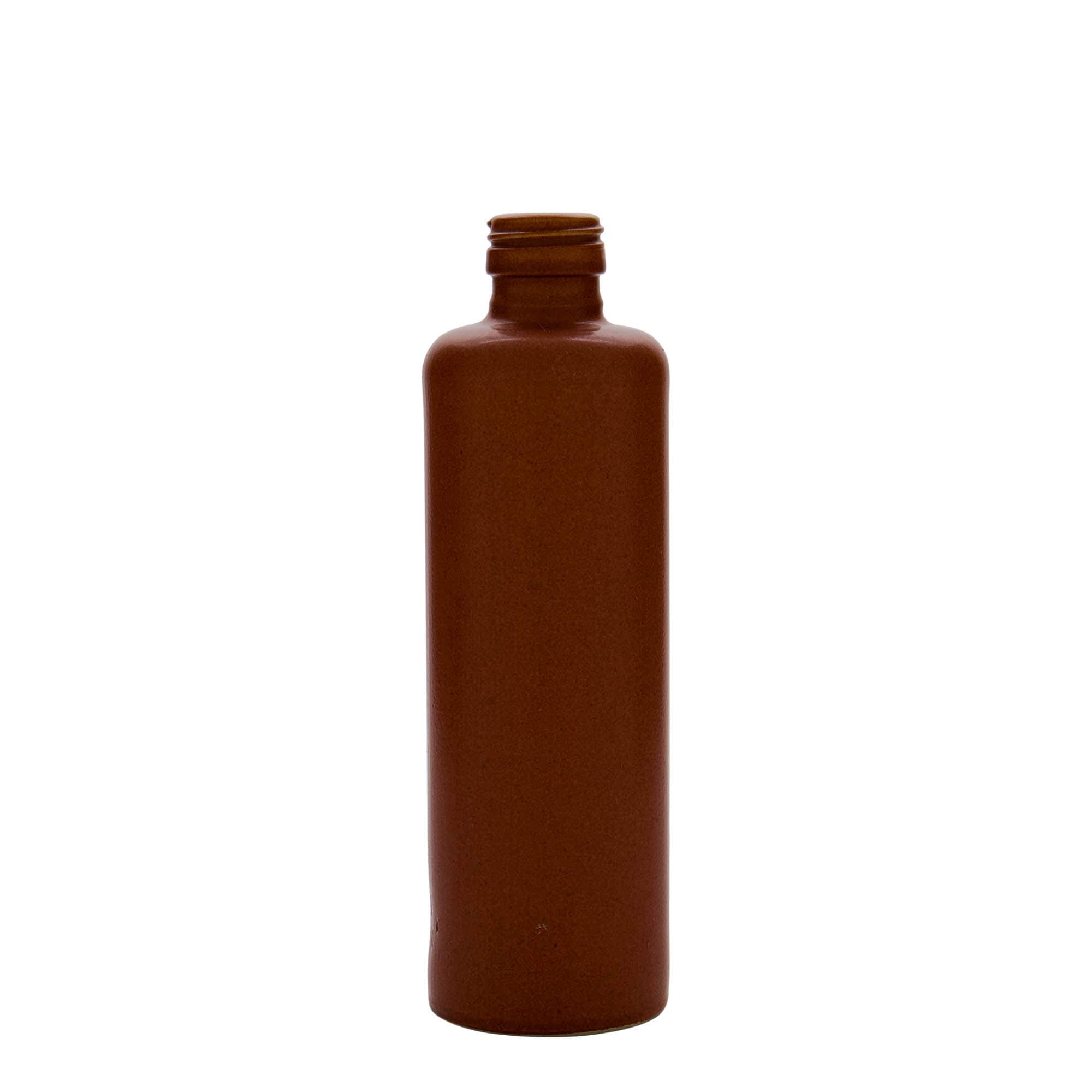 350 ml κανάτα από πηλό, κεραμικό, κόκκινο-καφέ, στόμιο: PP 31,5