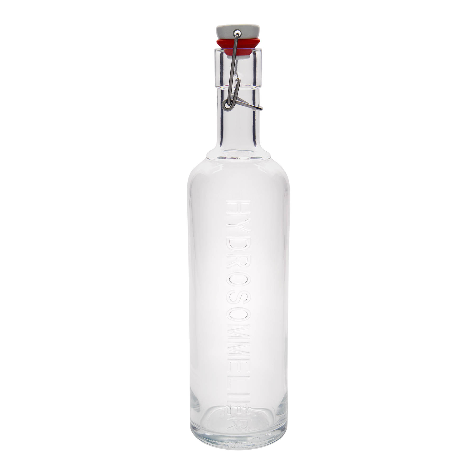 1.000 ml γυάλινο μπουκάλι 'Optima Hydrosommelier', στόμιο: κλείσιμο με μεταλλικό κλιπ