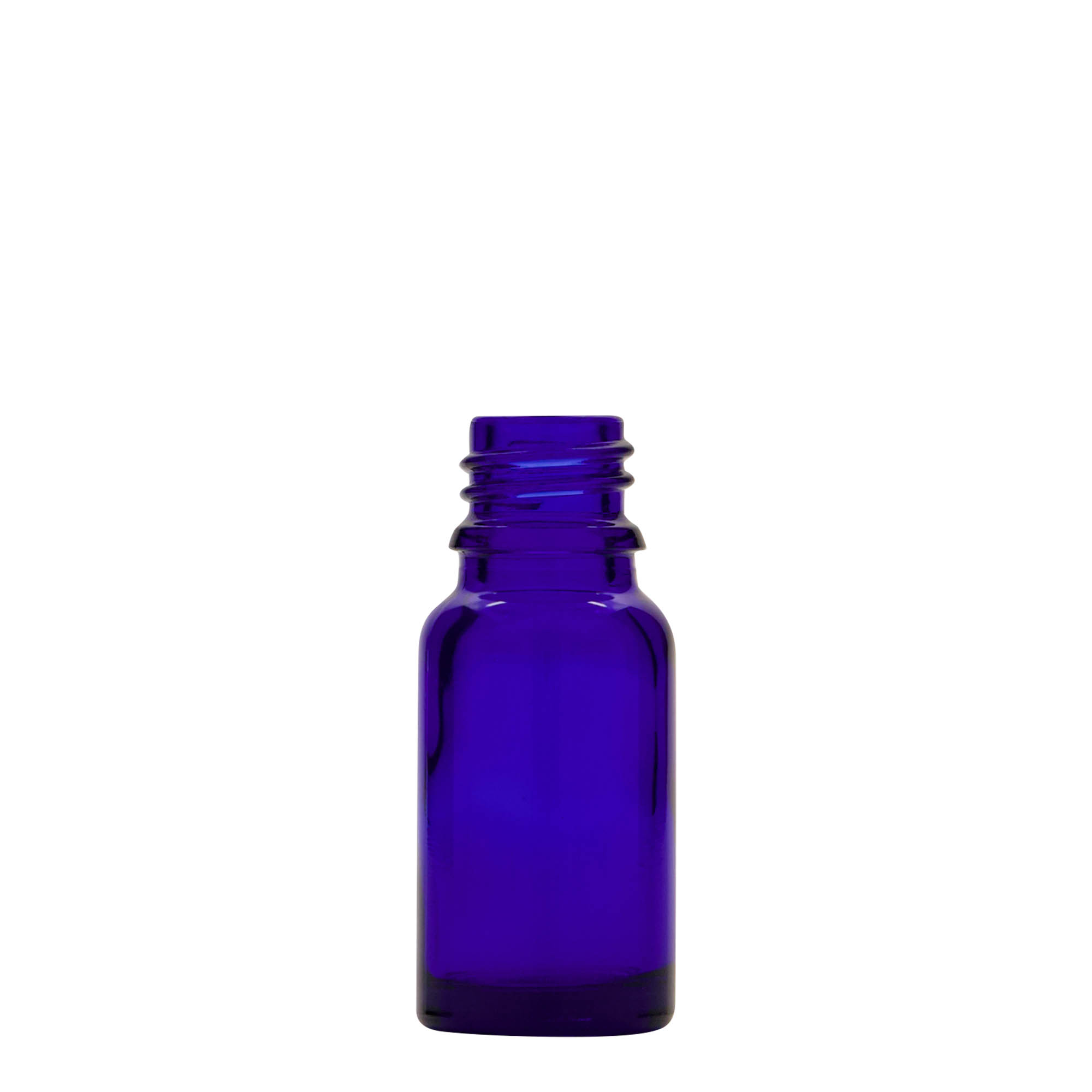 10 ml φιαλίδιο με πιπέτα, ιατρικό, γυάλινο, βασιλικό μπλε-κόκκινο, στόμιο: DIN 18