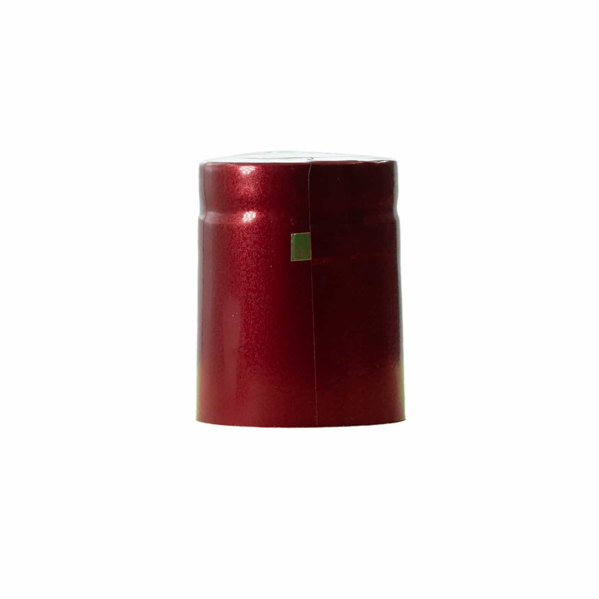 Θερμοσυρρικνούμενη κάψουλα 32x41, πλαστικό PVC, κόκκινο του κρασιού