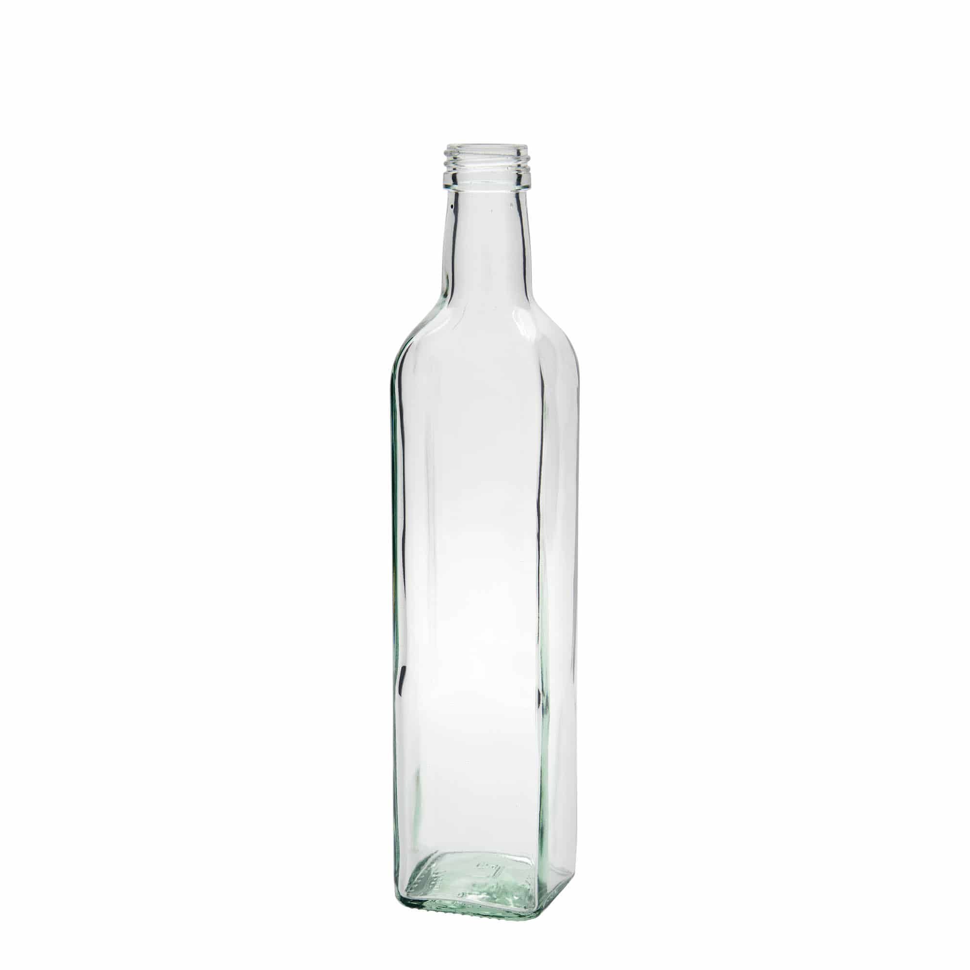 500 ml γυάλινο μπουκάλι 'Marasca', τετράγωνο, στόμιο: PP 31,5