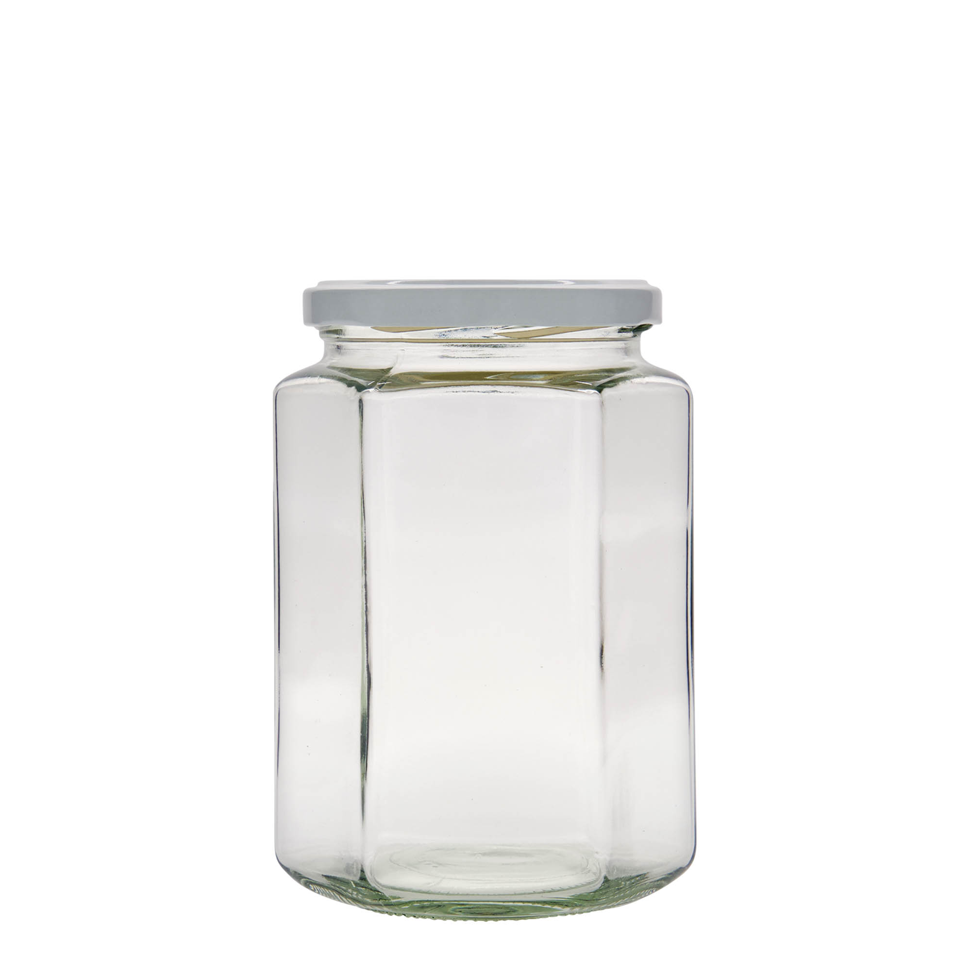 770 ml γυάλινο εξάγωνο δοχείο, στόμιο: Twist-Off (TO 82) 770 ml γυάλινο εξάγωνο δοχείο, στόμιο: Twist-Off (TO 82)