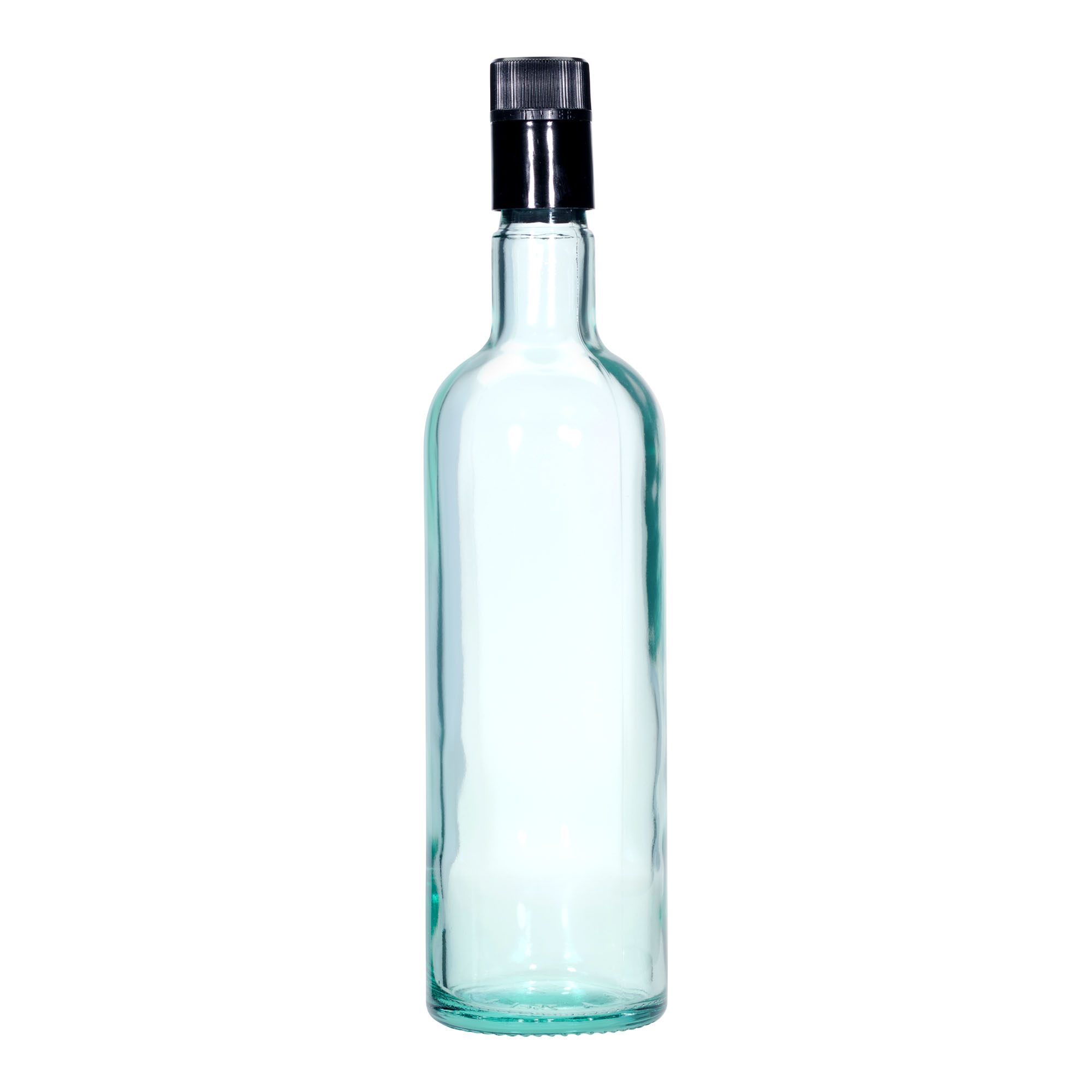 750 ml μπουκάλι ξυδιού/λαδιού 'Willy New', γυαλί, ανοιχτό πράσινο, στόμιο: DOP