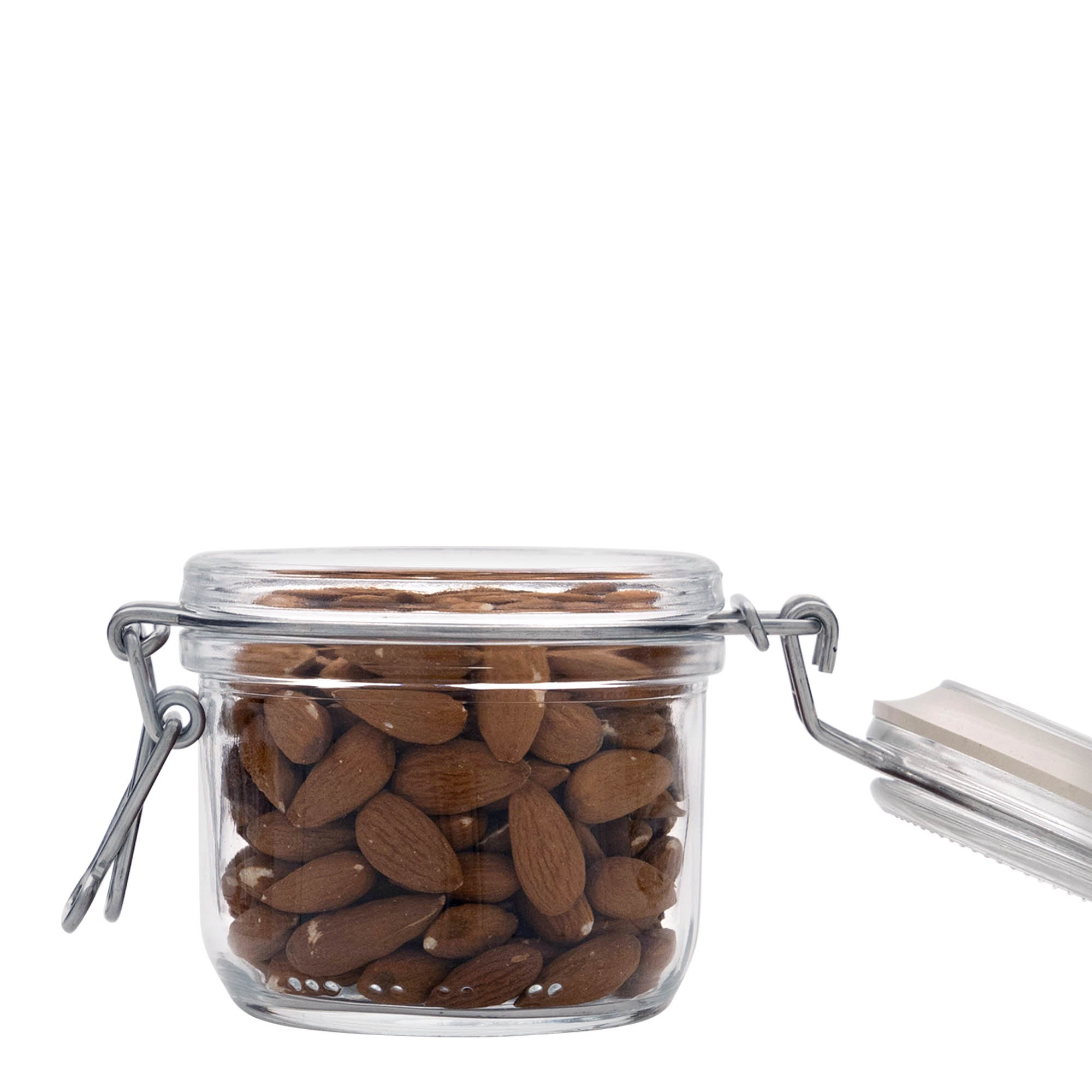 200 ml γυάλινο βάζο με μεταλλικό κλιπ 'Fido', στόμιο: μεταλλικό κλιπ κλεισίματος
