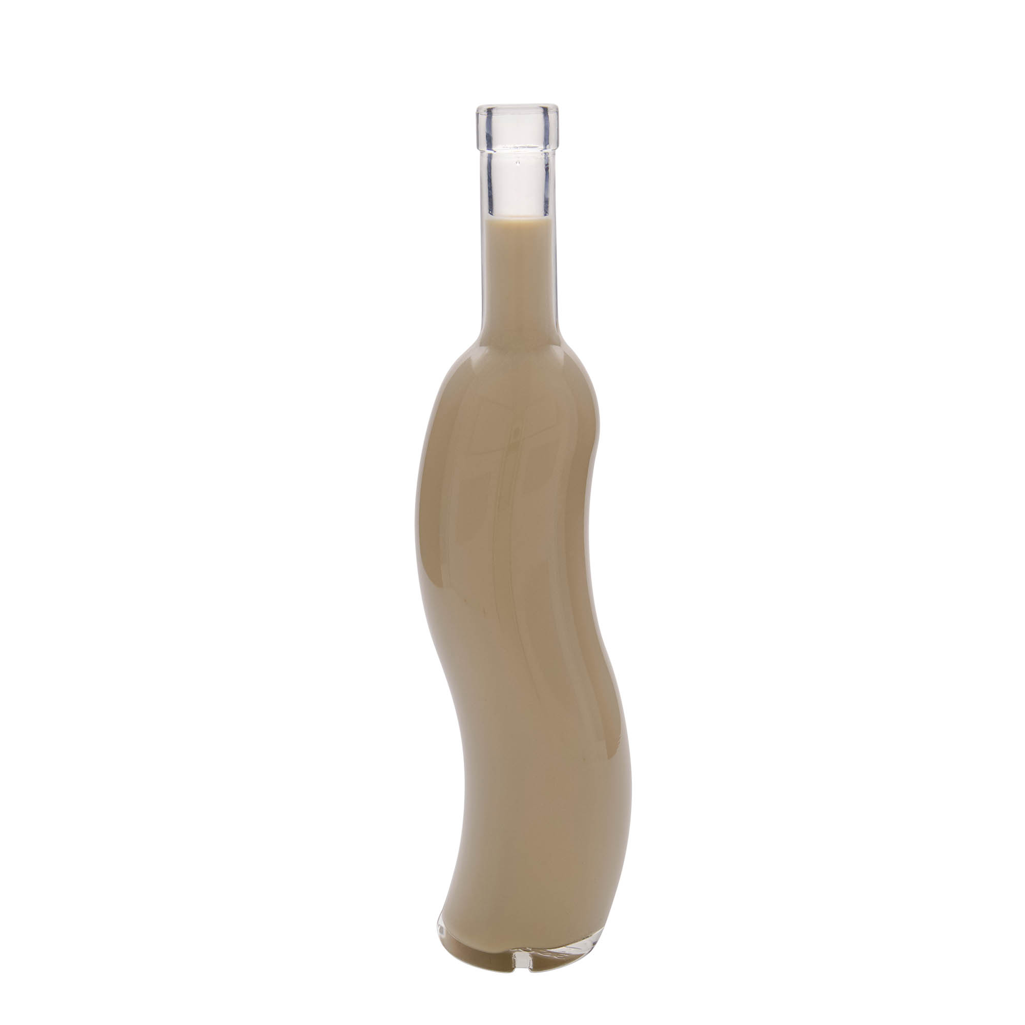 500 ml γυάλινο μπουκάλι 'La-Ola', ημικυκλικό, στόμιο: φελλός