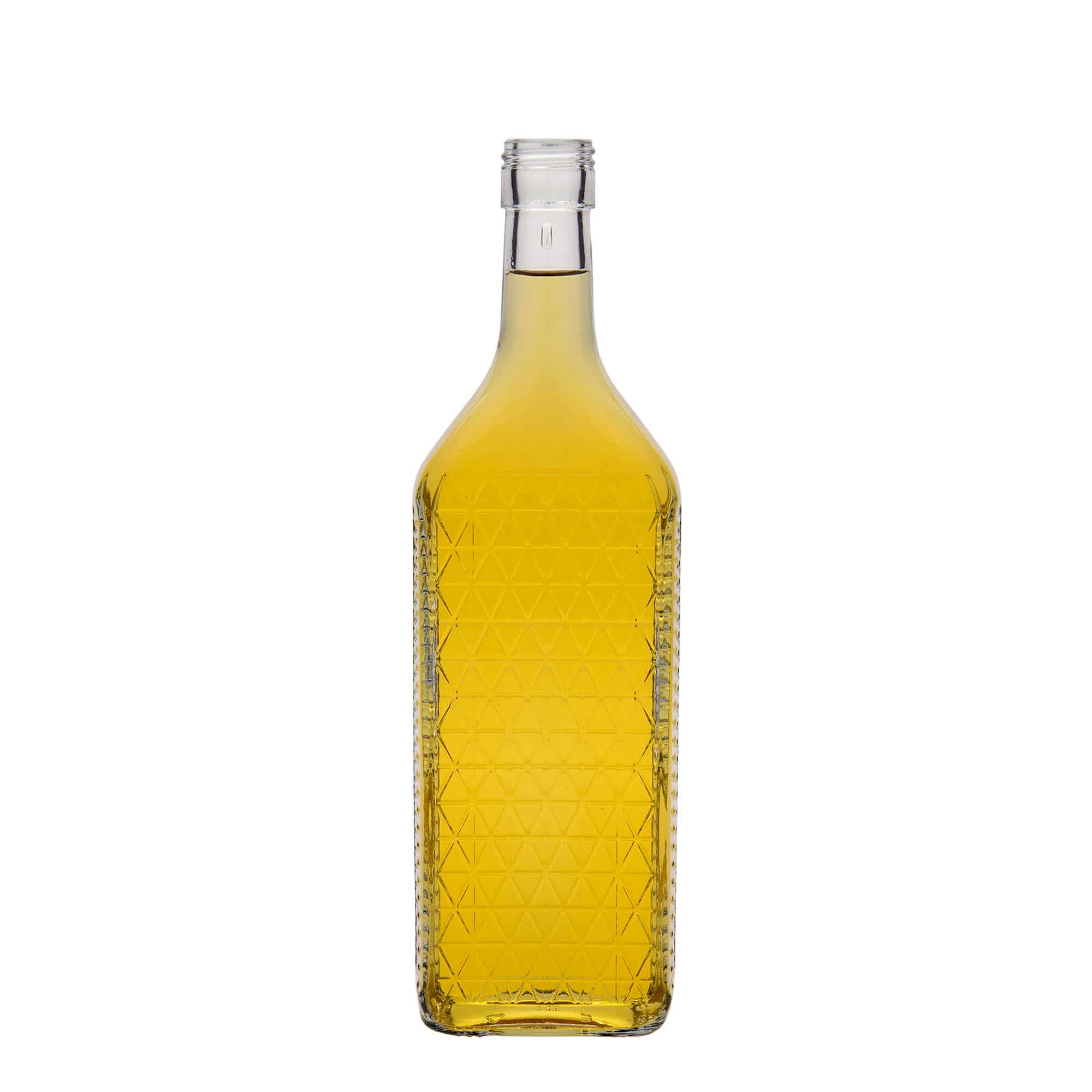 700 ml γυάλινο μπουκάλι 'Caruso', ορθογώνιο, στόμιο: PP 31,5