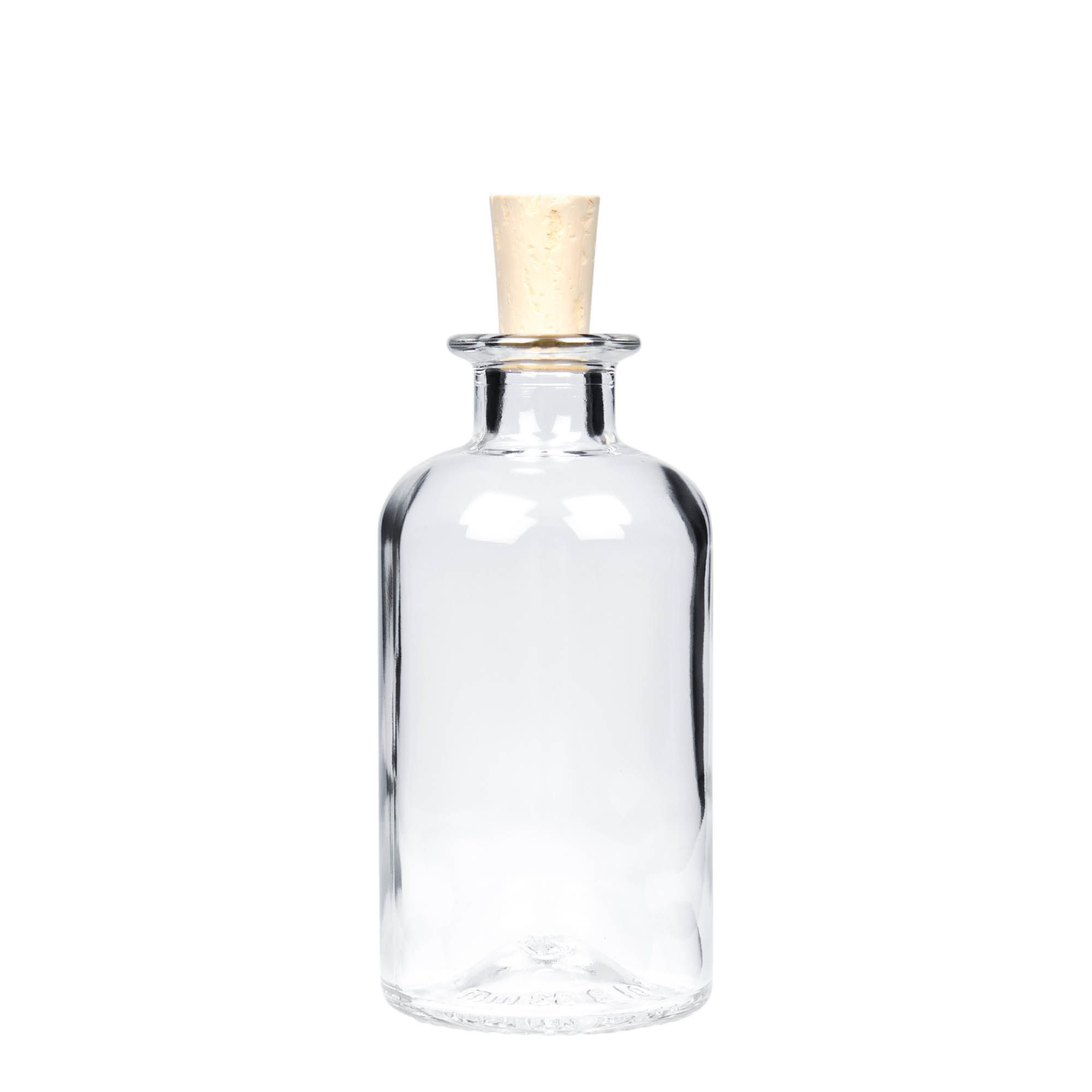 250 ml γυάλινο μπουκάλι φαρμακοποιού, στόμιο: φελλός 250 ml γυάλινο μπουκάλι φαρμακοποιού, στόμιο: φελλός