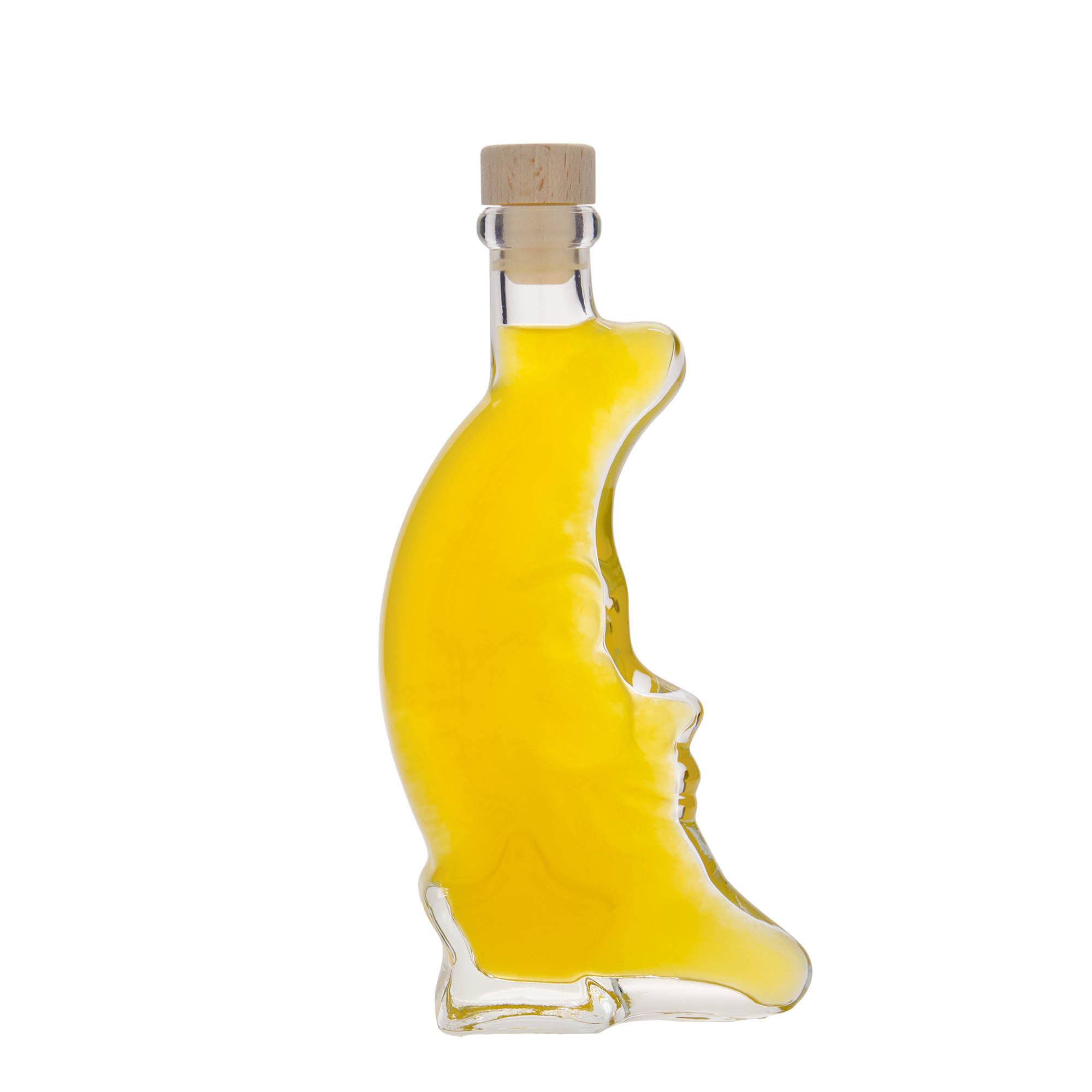200 ml γυάλινο μπουκάλι 'Σελήνη', στόμιο: φελλός
