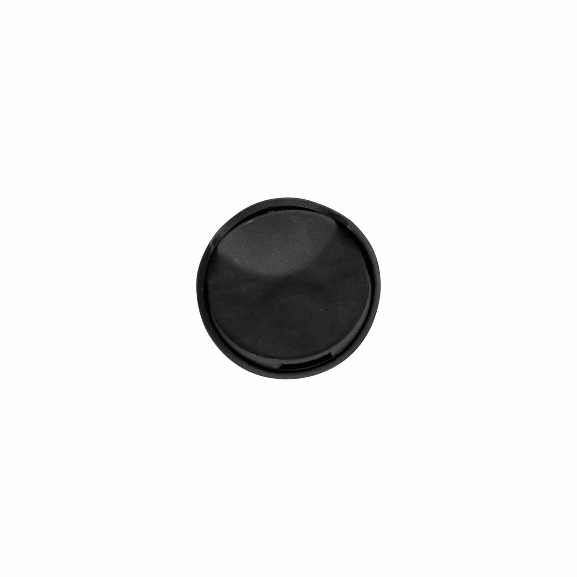 Κάλυμμα με βίδα Disc Top, πλαστικό PP, μαύρο, για στόμιο: 24/410