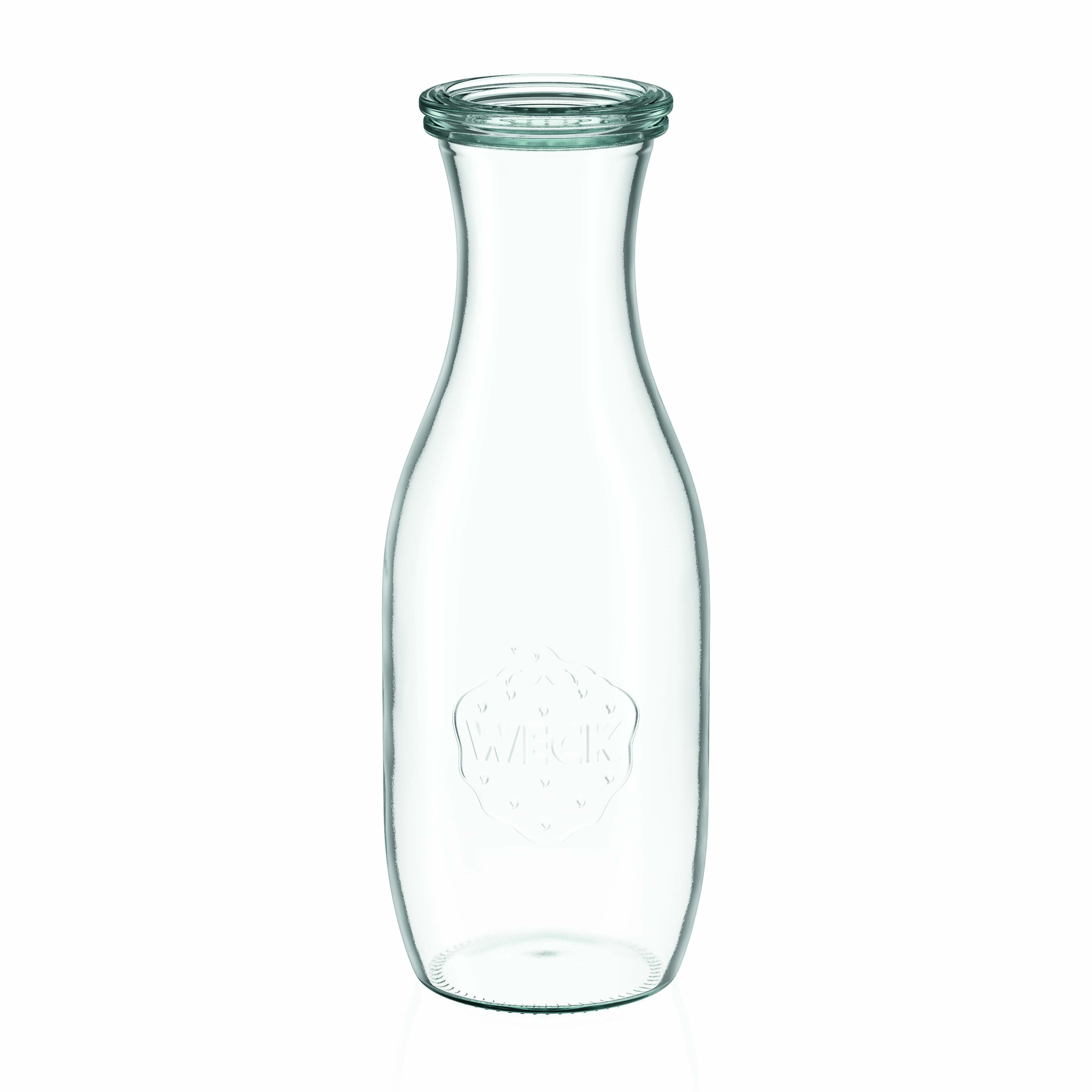 1.000 ml φιάλη χυμού WECK #, στόμιο: στρογγυλή άκρη