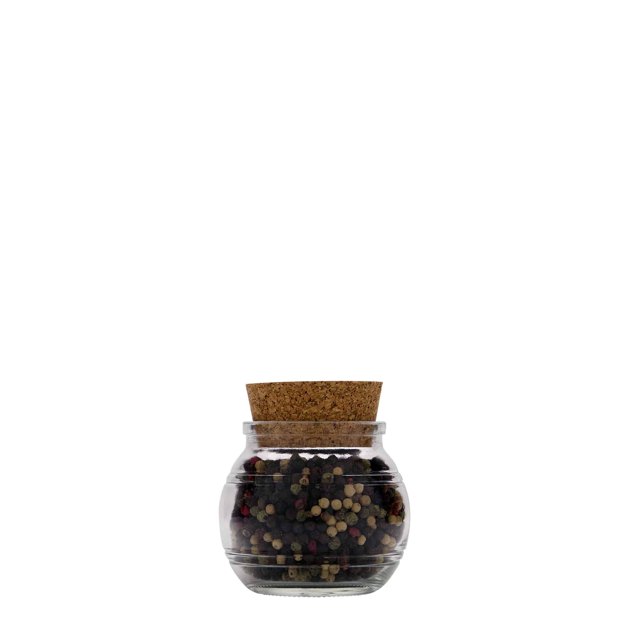 210 ml γυάλινο βάζο με φελλό 'Jule', στόμιο: φελλός