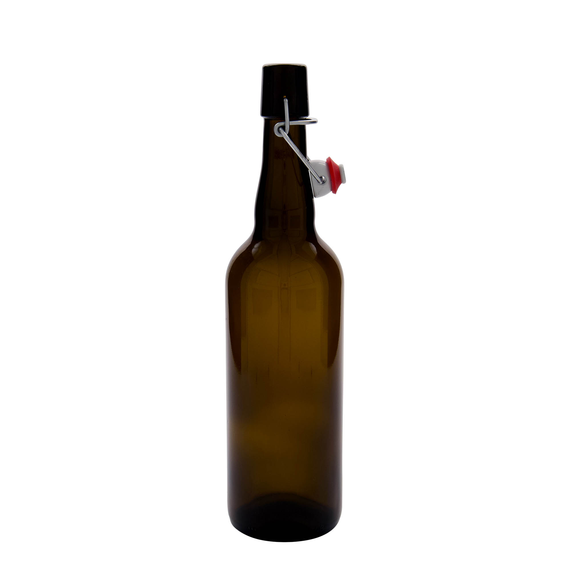 750 ml μπουκάλι μπύρας Βέλγιο, γυαλί, καφέ, στόμιο: κλείσιμο με μπρούτζινο μηχανισμό
