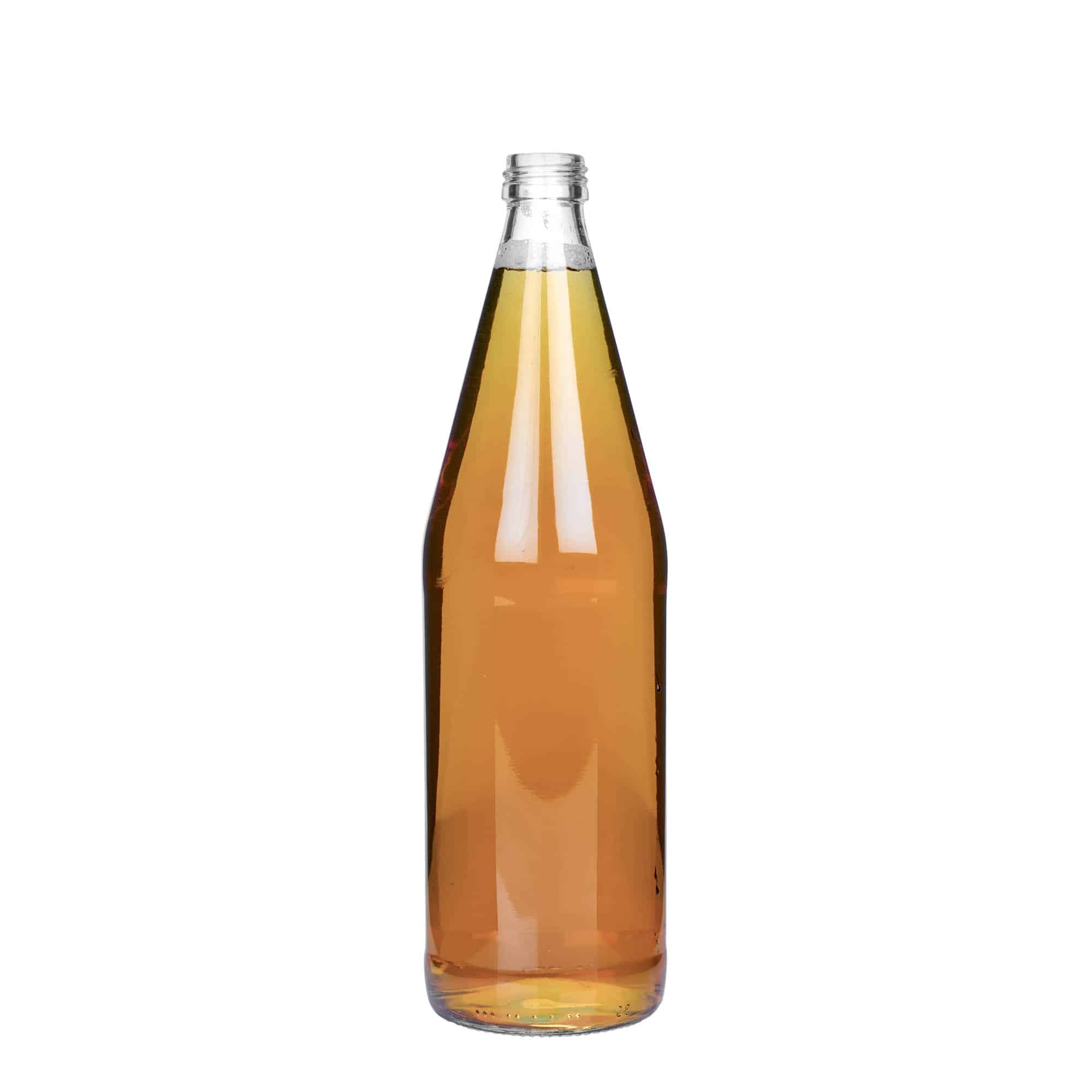 750 ml καθολικό μπουκάλι σε σχήμα καρότου, γυαλί, στόμιο: PP 28
