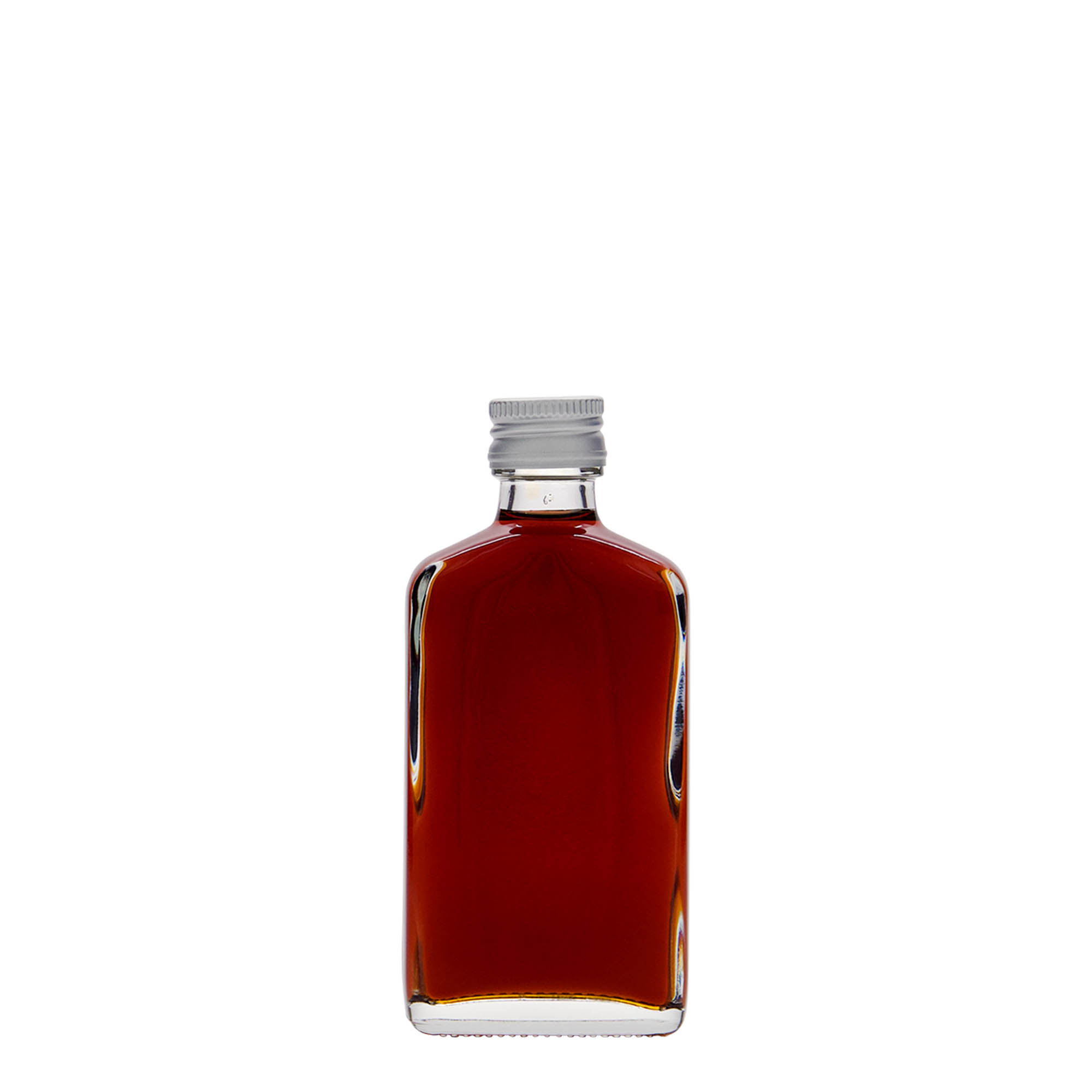 50 ml φιαλίδιο τσέπης, ορθογώνιο, γυαλί, στόμιο: PP 18 50 ml φιαλίδιο τσέπης, ορθογώνιο, γυαλί, στόμιο: PP 18