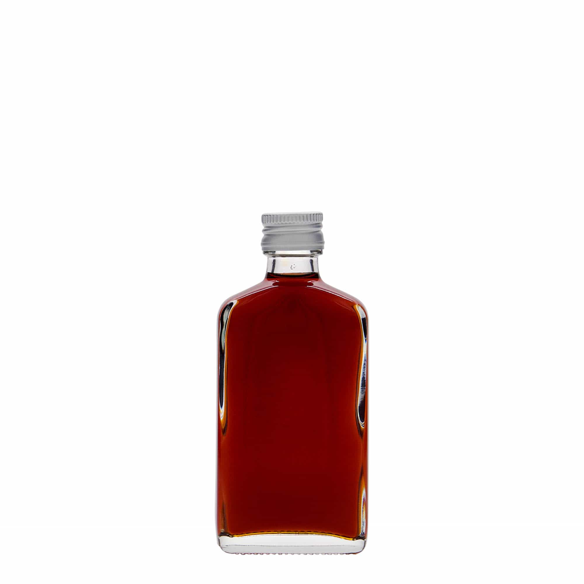 50 ml φιαλίδιο τσέπης, ορθογώνιο, γυαλί, στόμιο: PP 18 50 ml φιαλίδιο τσέπης, ορθογώνιο, γυαλί, στόμιο: PP 18