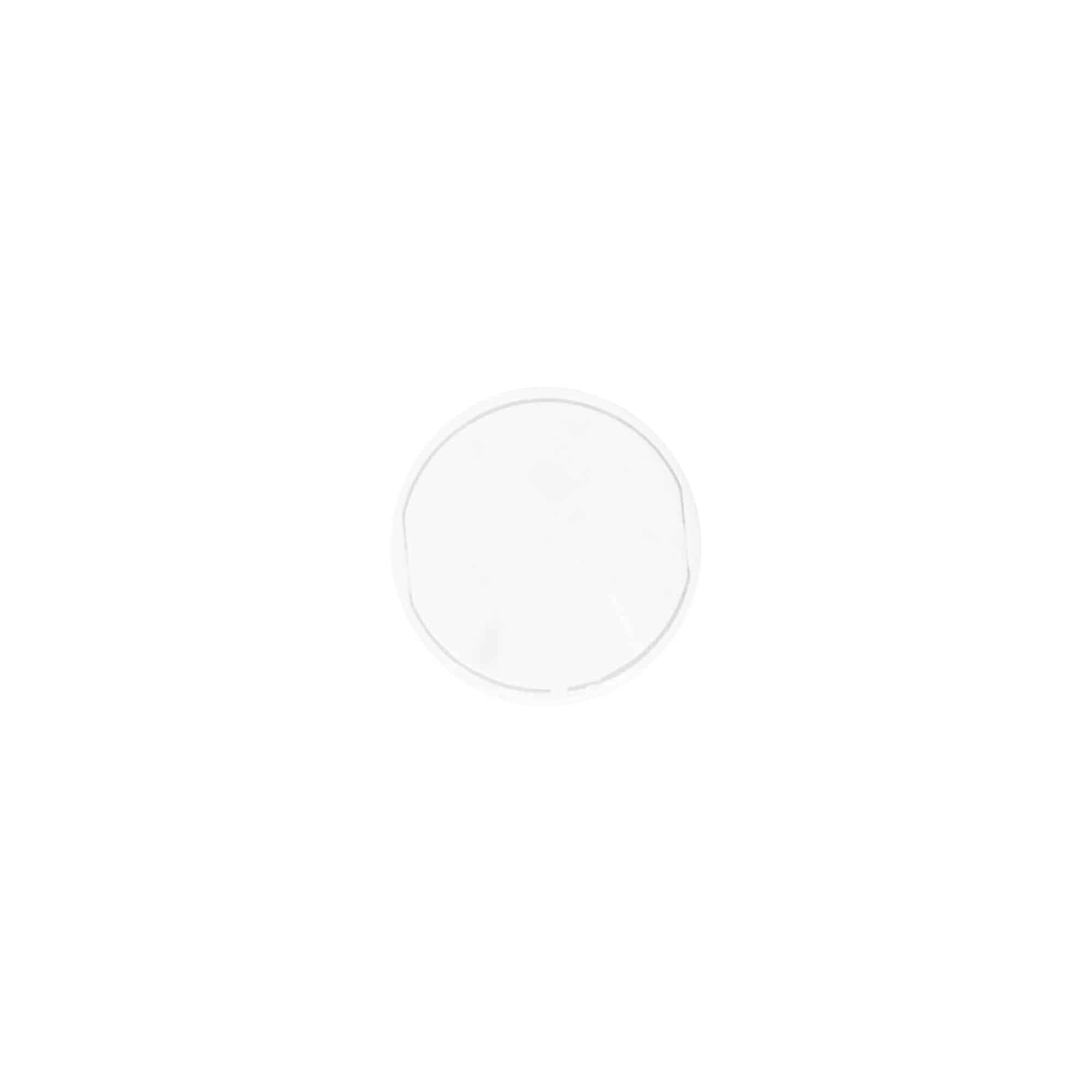 Βιδωτό πώμα disc-top, πλαστικό PP, λευκό, για στόμιο: 20/410