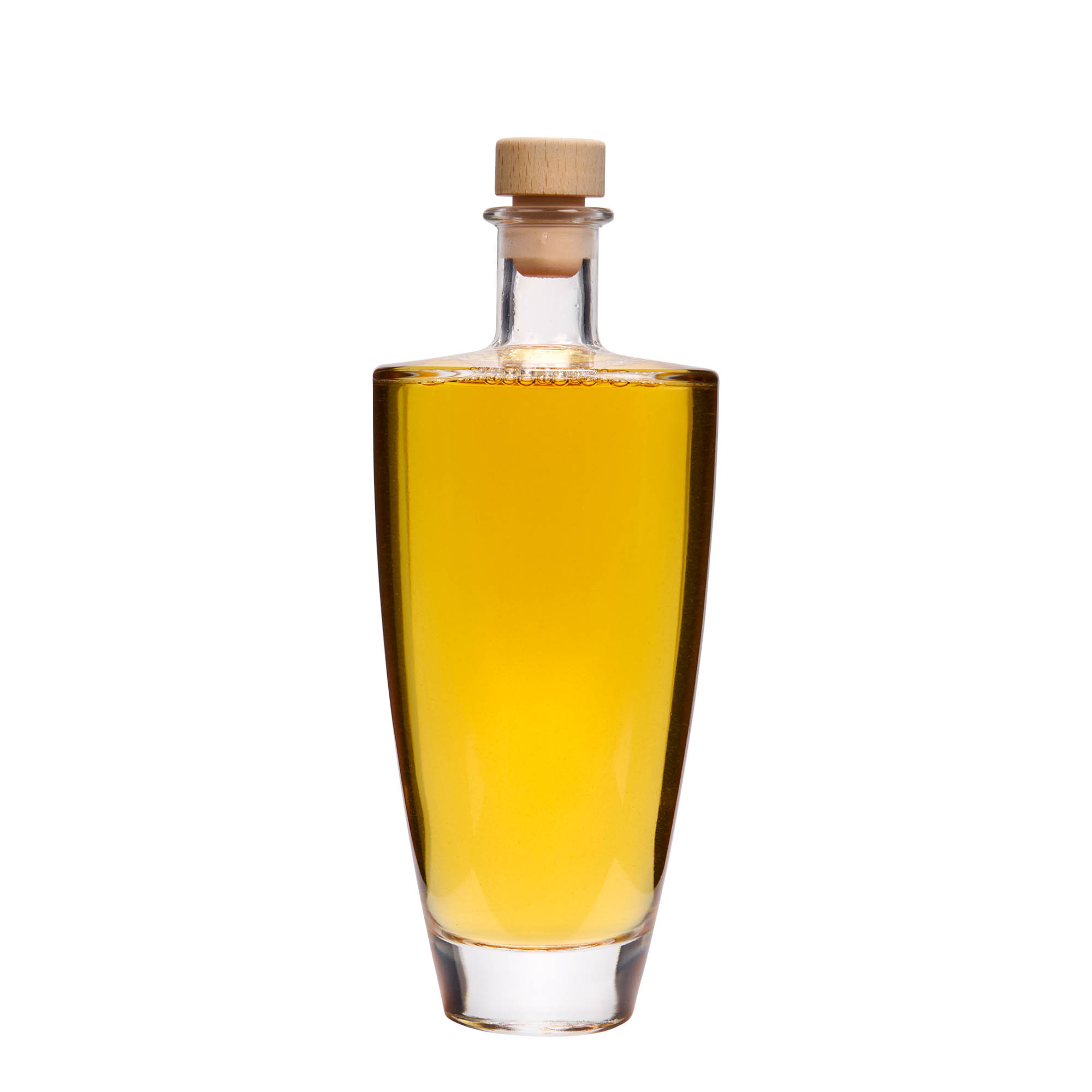 500 ml γυάλινο μπουκάλι 'Vanessa', οβάλ, στόμιο: φελλός