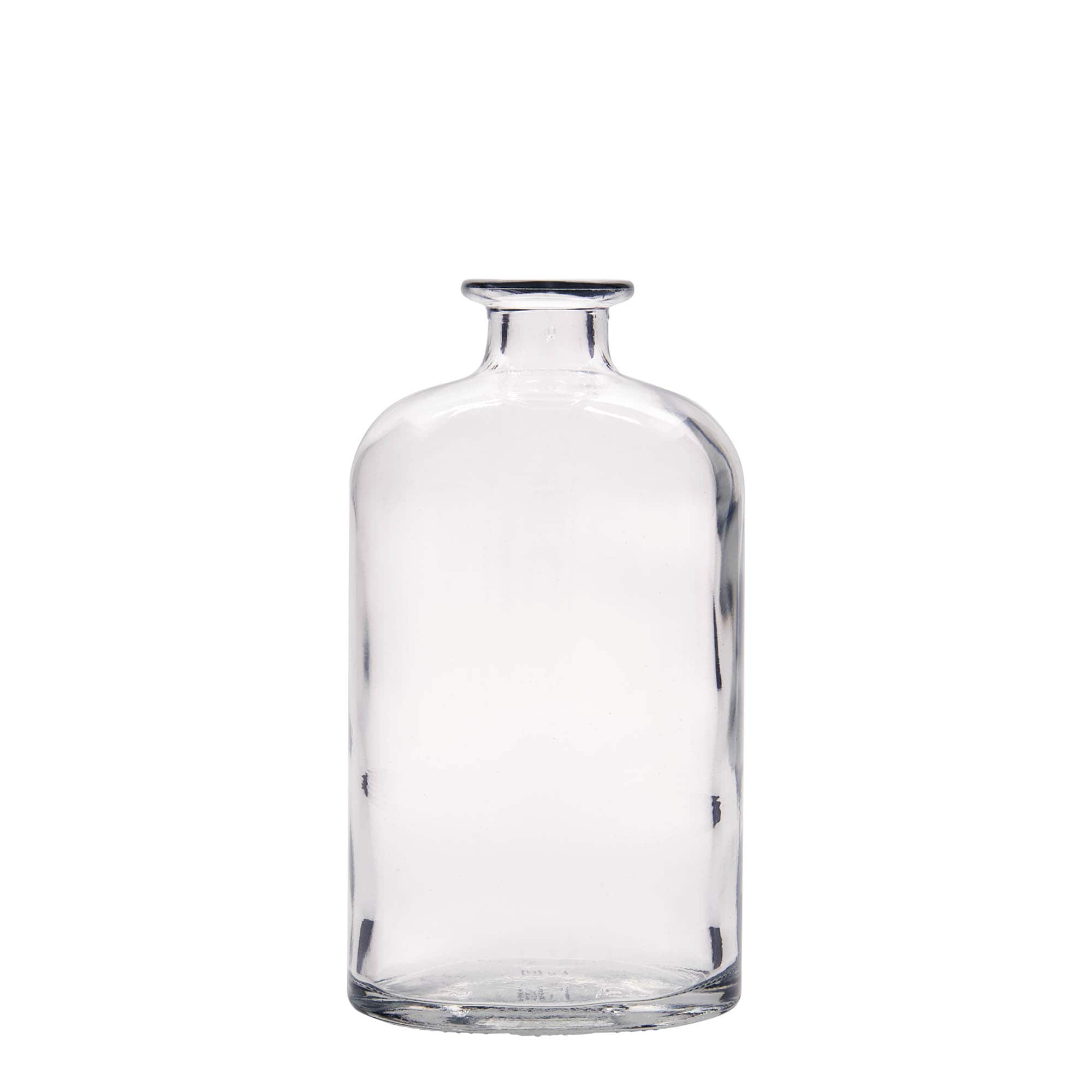 500 ml γυάλινο μπουκάλι 'Dundee', οβάλ, στόμιο: φελλός