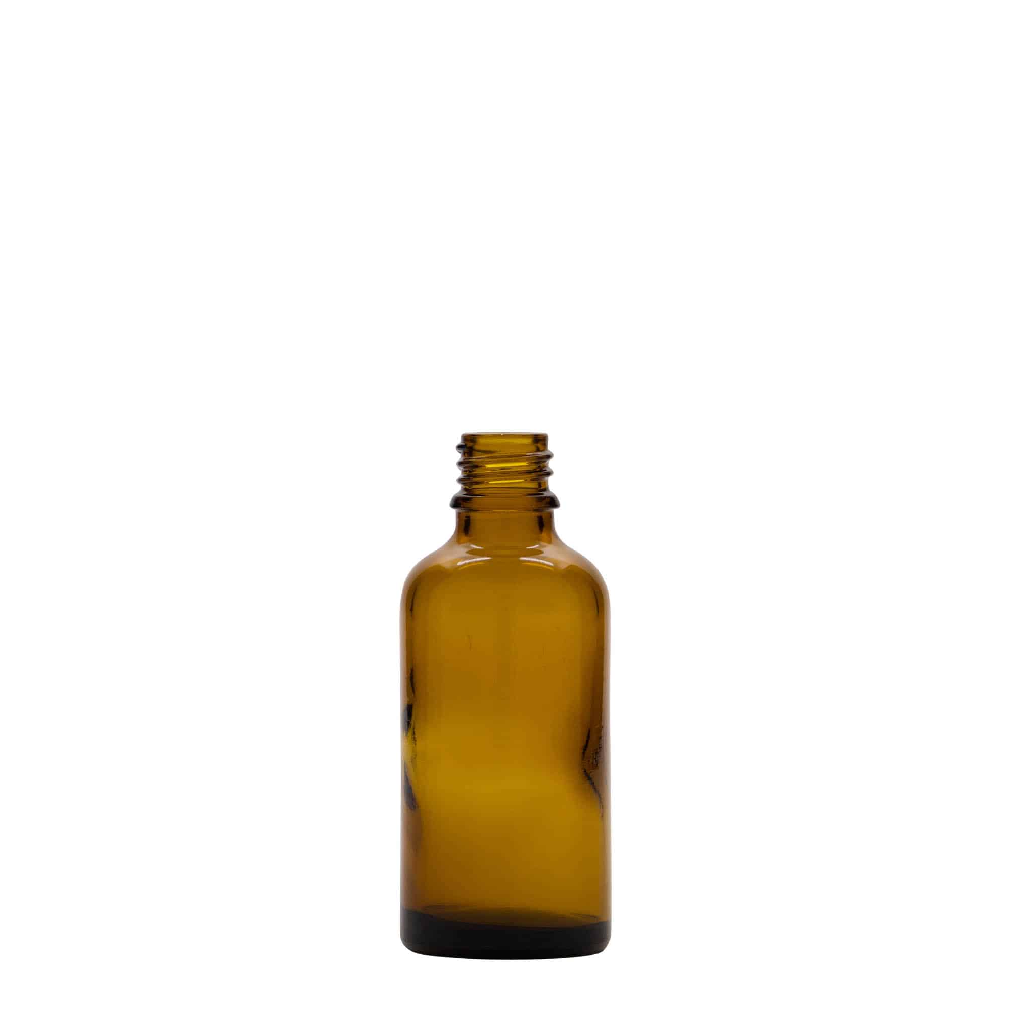 50 ml φιαλίδιο φαρμάκου, γυαλί, καφέ, στόμιο: DIN 18 50 ml φιαλίδιο φαρμάκου, γυαλί, καφέ, στόμιο: DIN 18