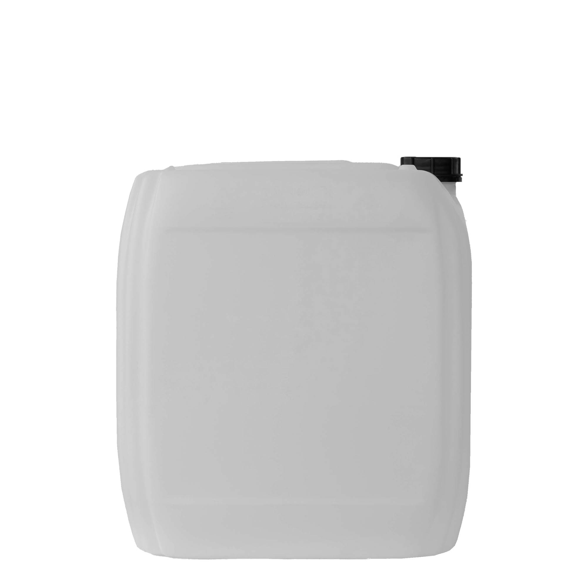 30 l δοχείο, ορθογώνιο, πλαστικό HDPE, φυσικό, στόμιο: ND 60