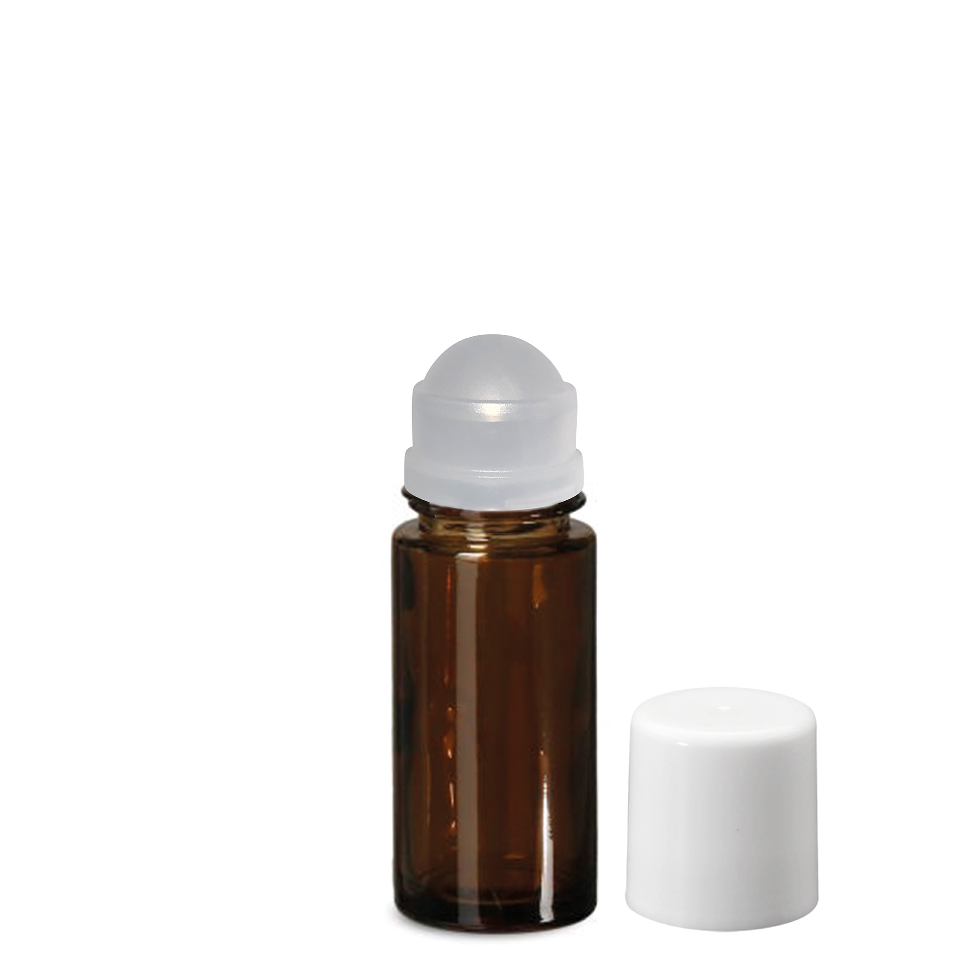 50 ml φιαλίδιο Roll-On, γυάλινο, καφέ, στόμιο: βιδωτό καπάκι 50 ml φιαλίδιο Roll-On, γυάλινο, καφέ, στόμιο: βιδωτό καπάκι