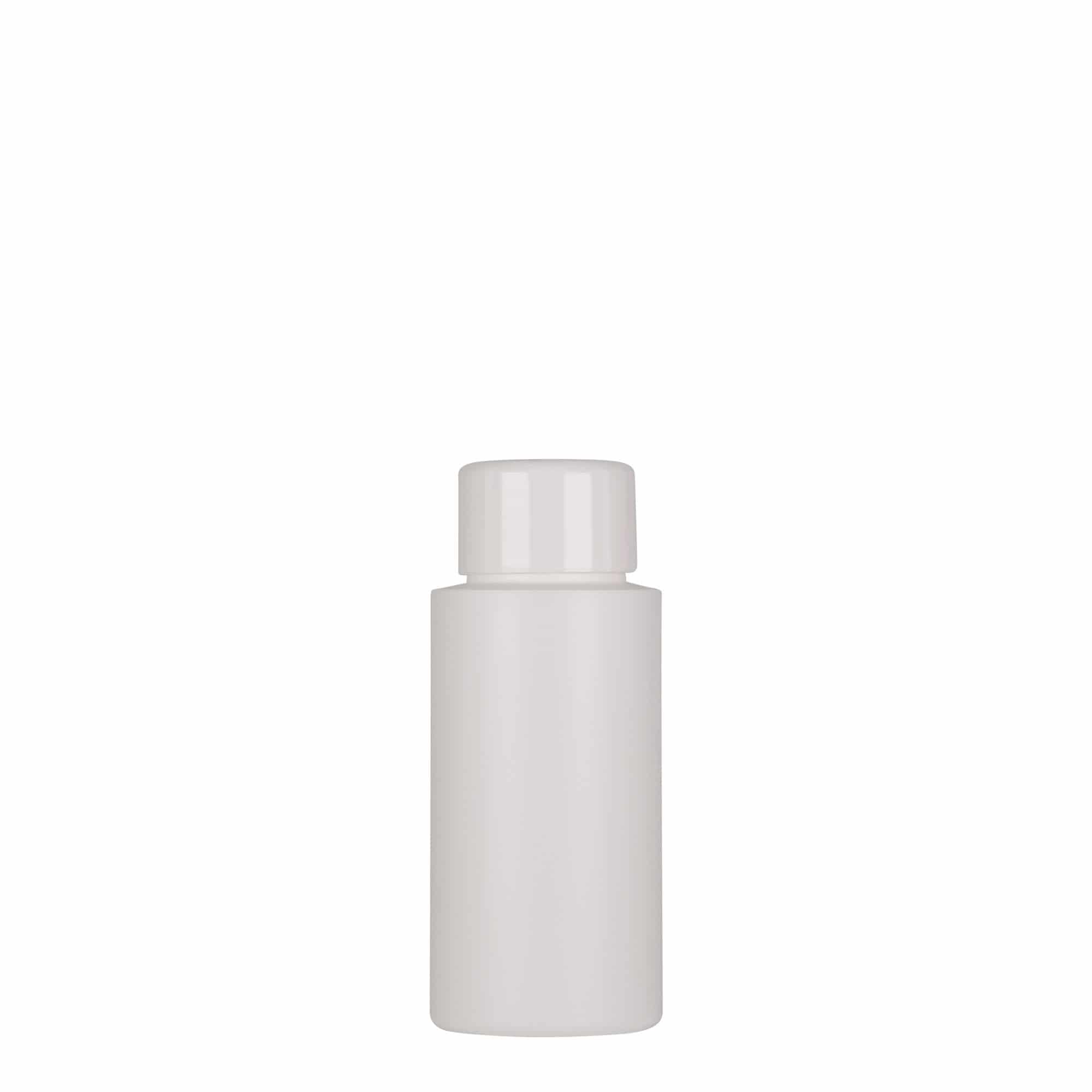 Πλαστικό μπουκάλι 'Pipe' 50 ml, Green HDPE, λευκό, στόμιο: 24/410