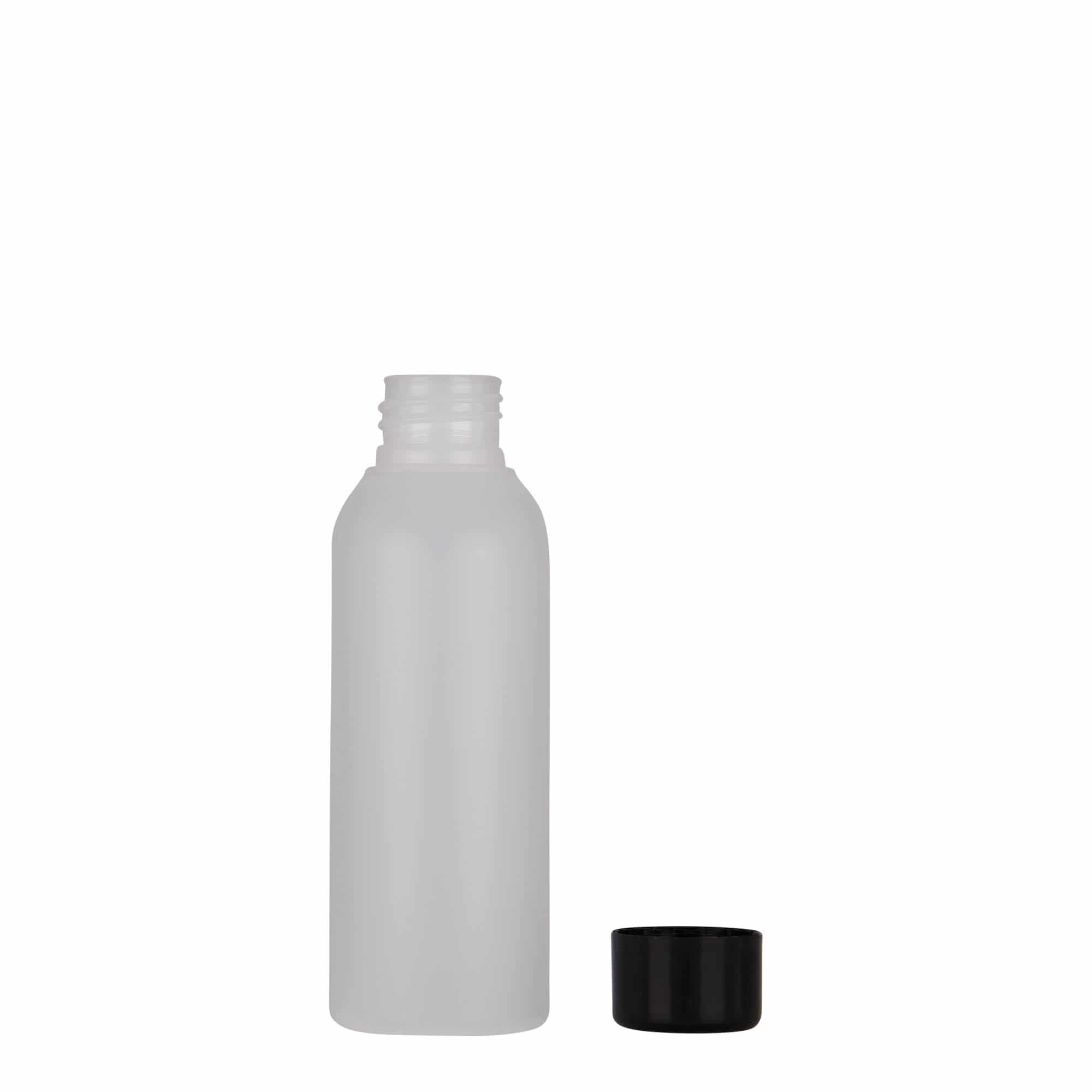 Πλαστικό μπουκάλι 'Tuffy' 100 ml, HDPE, φυσικό χρώμα, στόμιο: 24/410