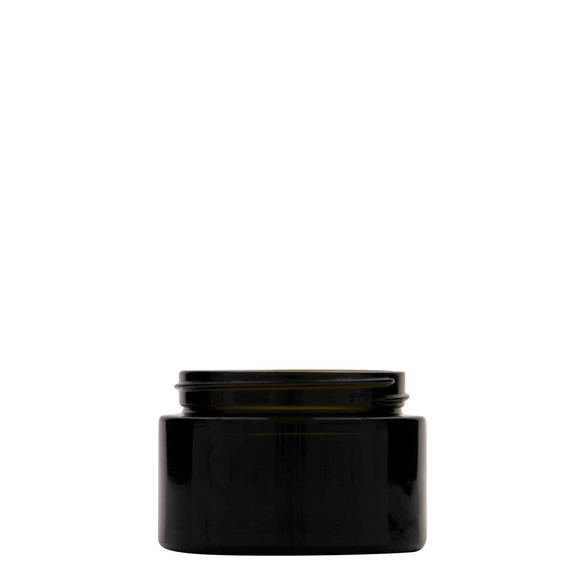 50 ml βάζο ανακύκλωσης 'Floria', γυαλί, παλαιωμένο πράσινο, στόμιο: 58/400