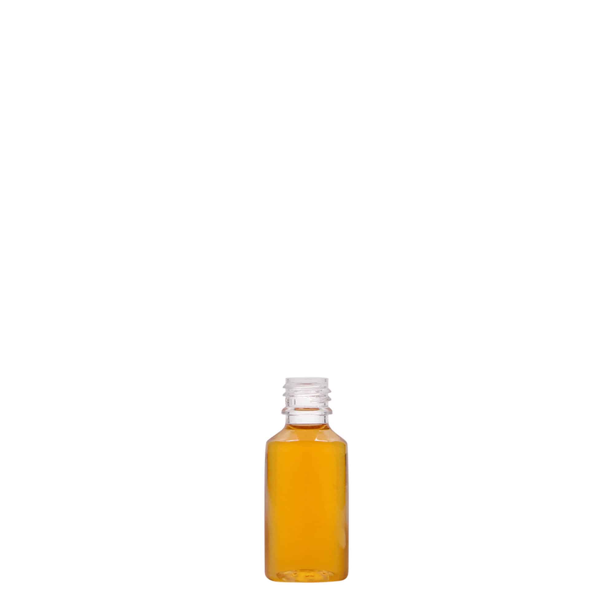 10 ml φιάλη PET 'E-Liquid' με ασφάλεια ποιότητας και παιδική ασφάλεια, πλαστικό, στόμιο: βιδωτό καπάκι