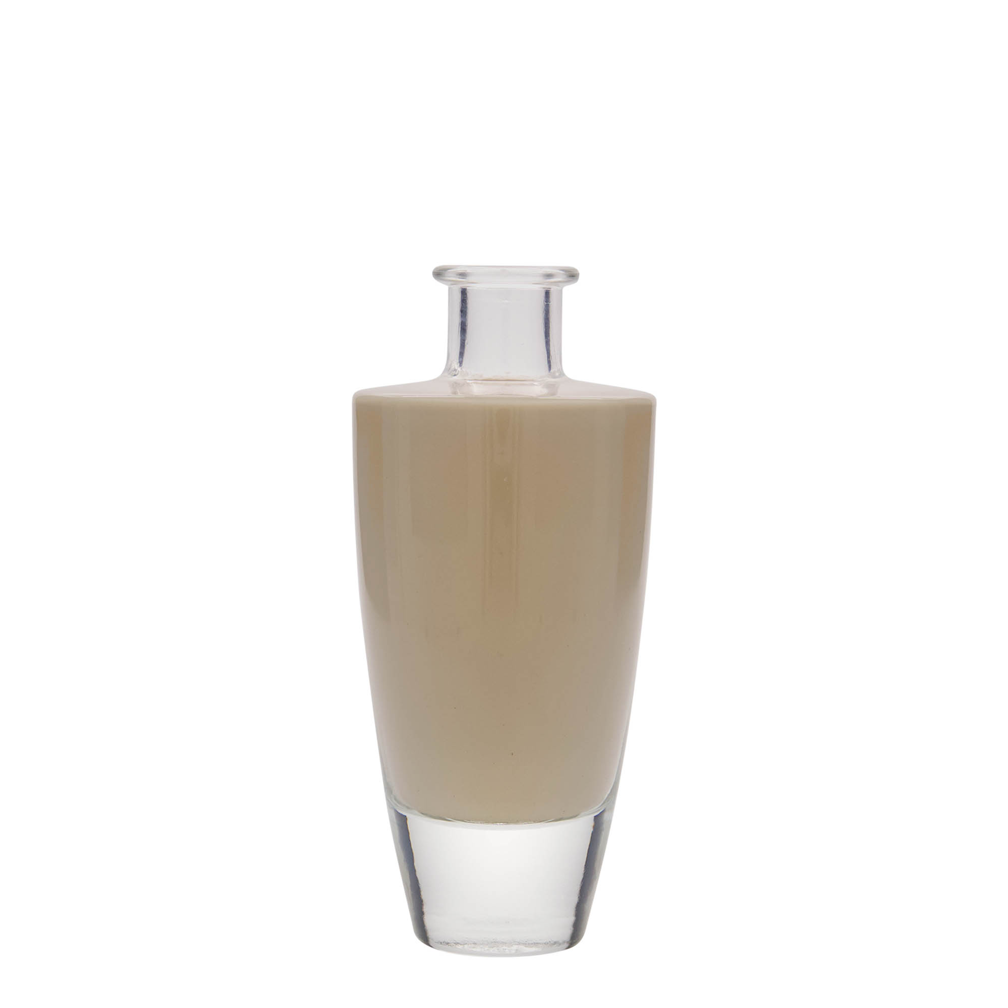 200 ml γυάλινο μπουκάλι 'Vanessa', οβάλ, στόμιο: φελλός
