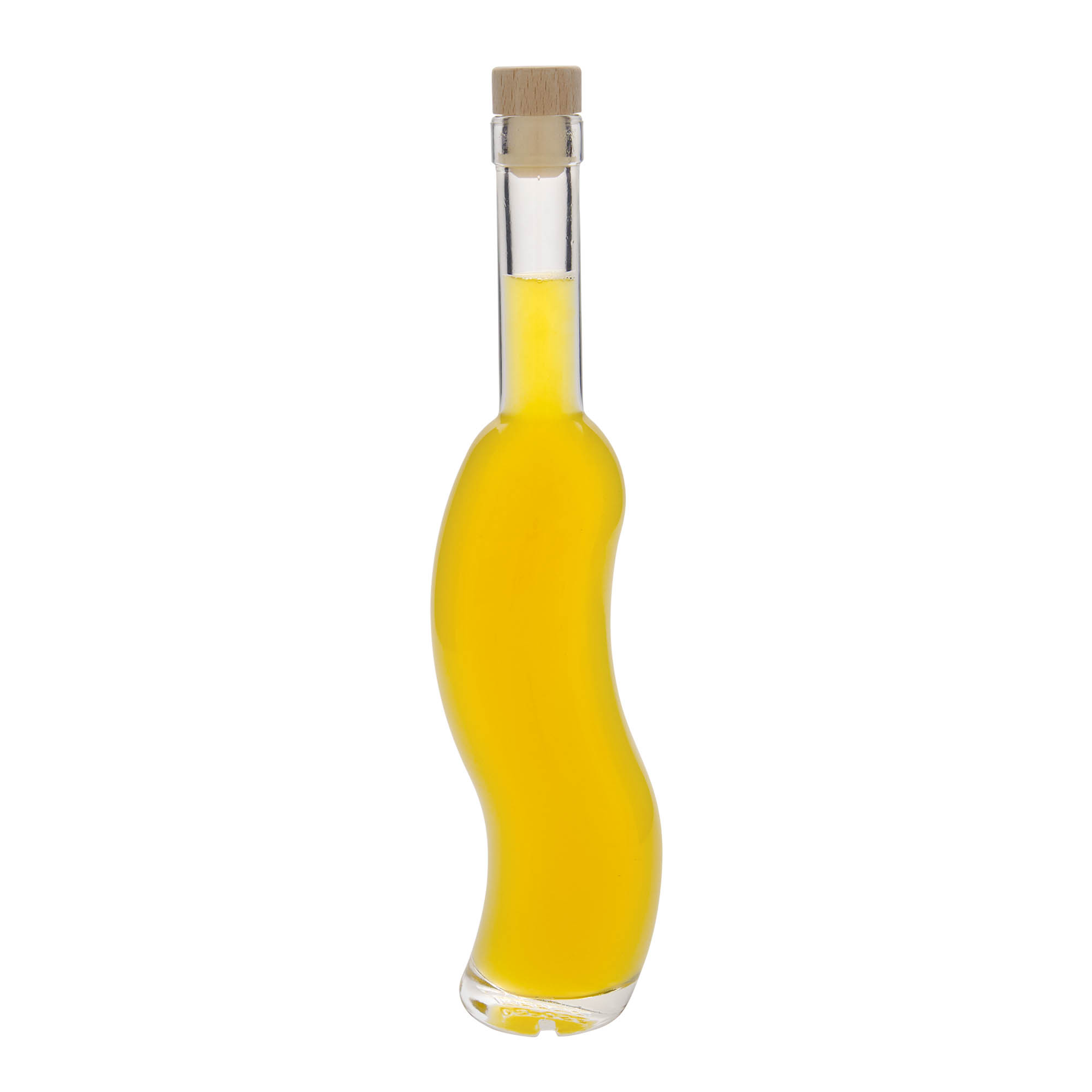 350 ml γυάλινο μπουκάλι 'La-Ola', ημικυκλικό, στόμιο: φελλός