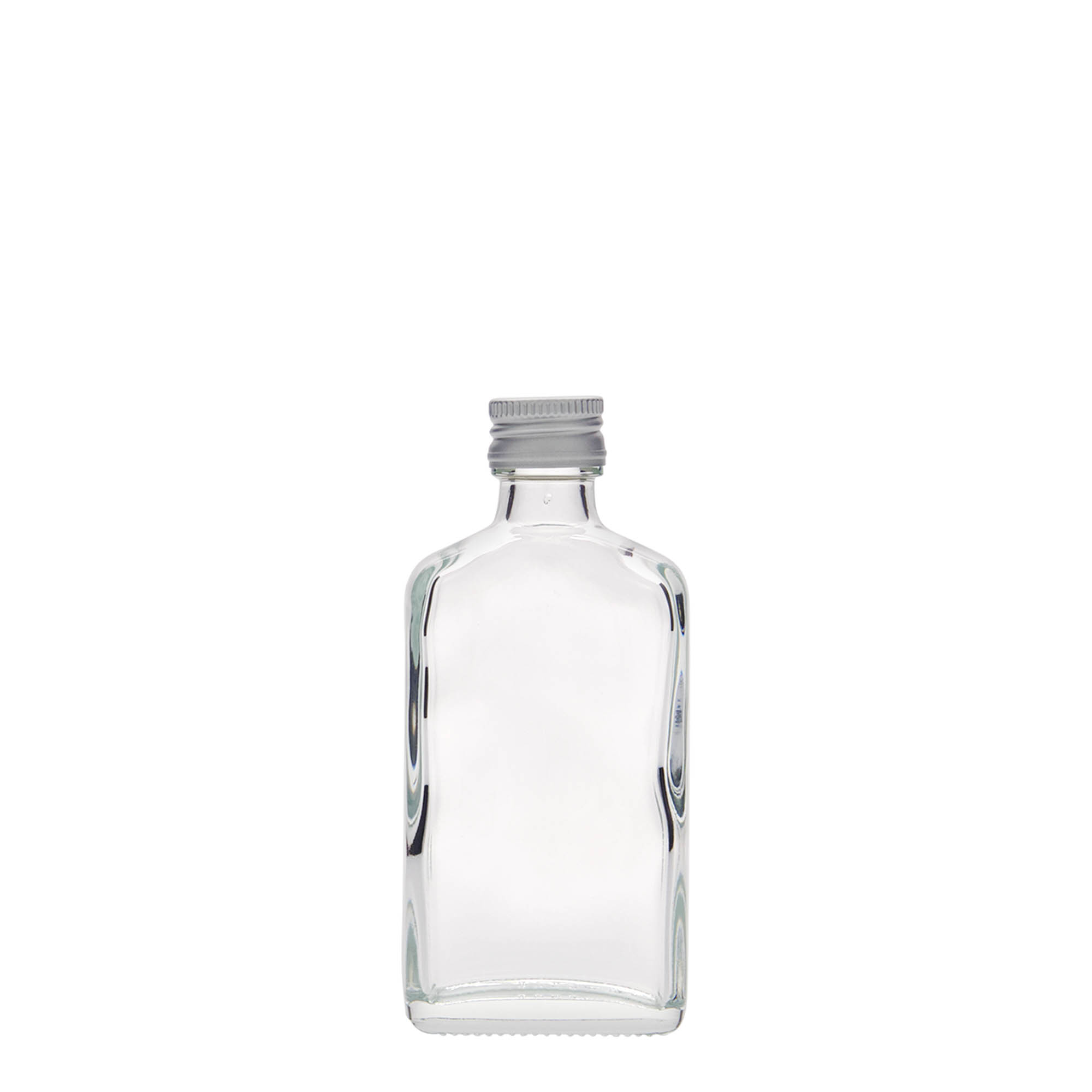 50 ml φιαλίδιο τσέπης, ορθογώνιο, γυαλί, στόμιο: PP 18 50 ml φιαλίδιο τσέπης, ορθογώνιο, γυαλί, στόμιο: PP 18