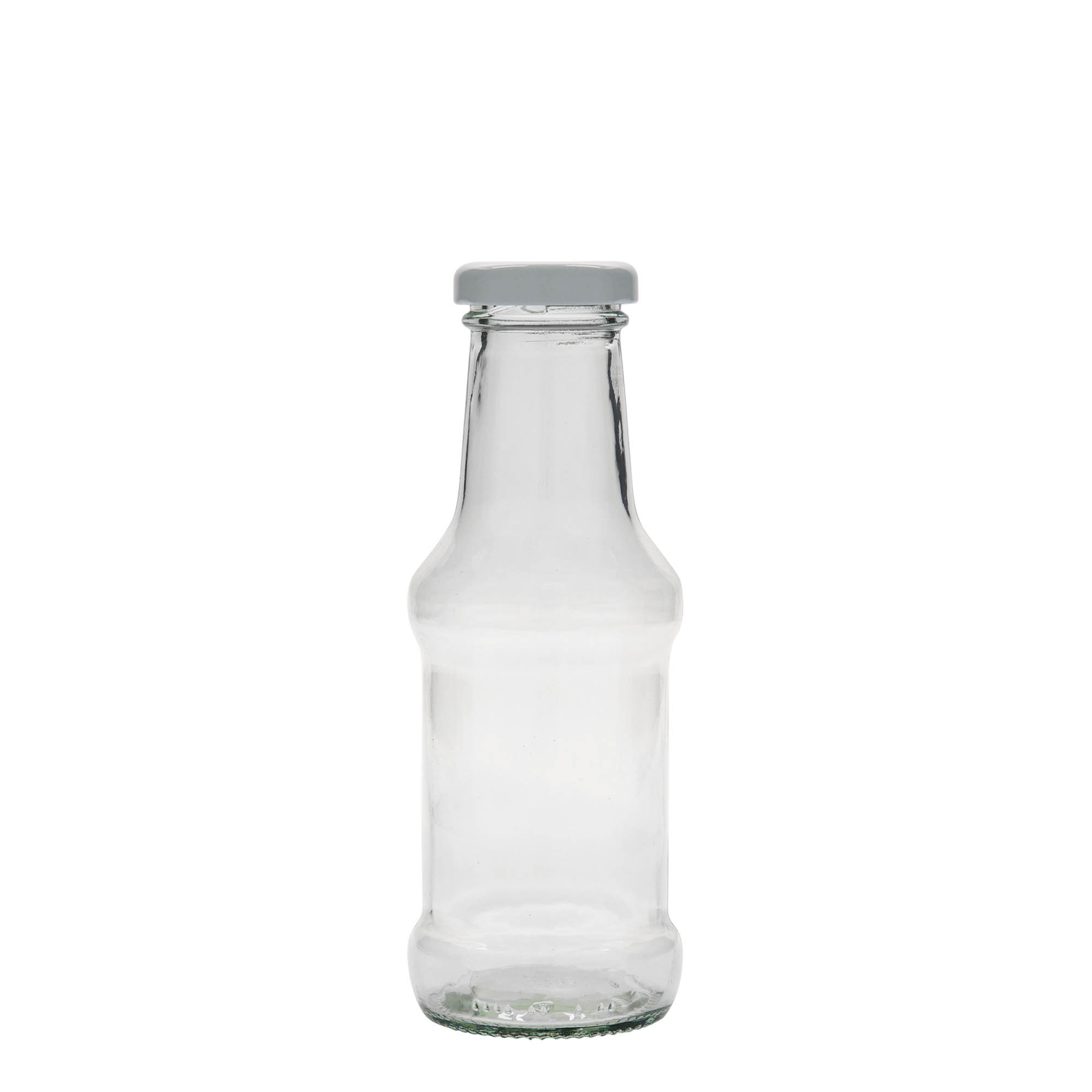 250 ml μπουκάλι σάλτσας, γυαλί, στόμιο: Twist-Off (TO 38) 250 ml μπουκάλι σάλτσας, γυαλί, στόμιο: Twist-Off (TO 38)