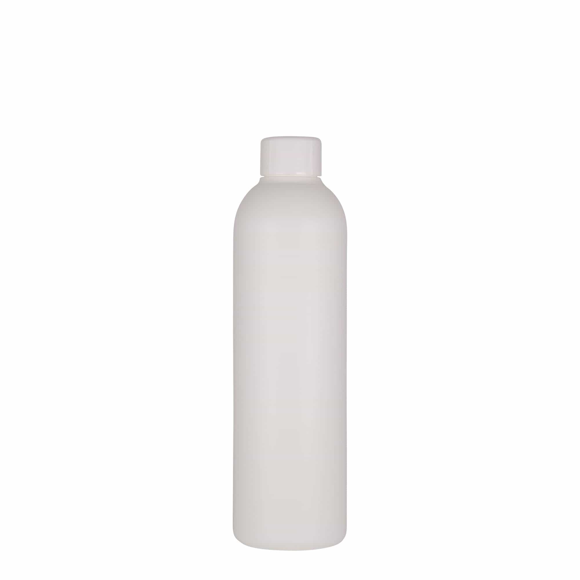 250 ml πλαστικό μπουκάλι 'Tuffy', HDPE, λευκό, στόμιο: 24/410