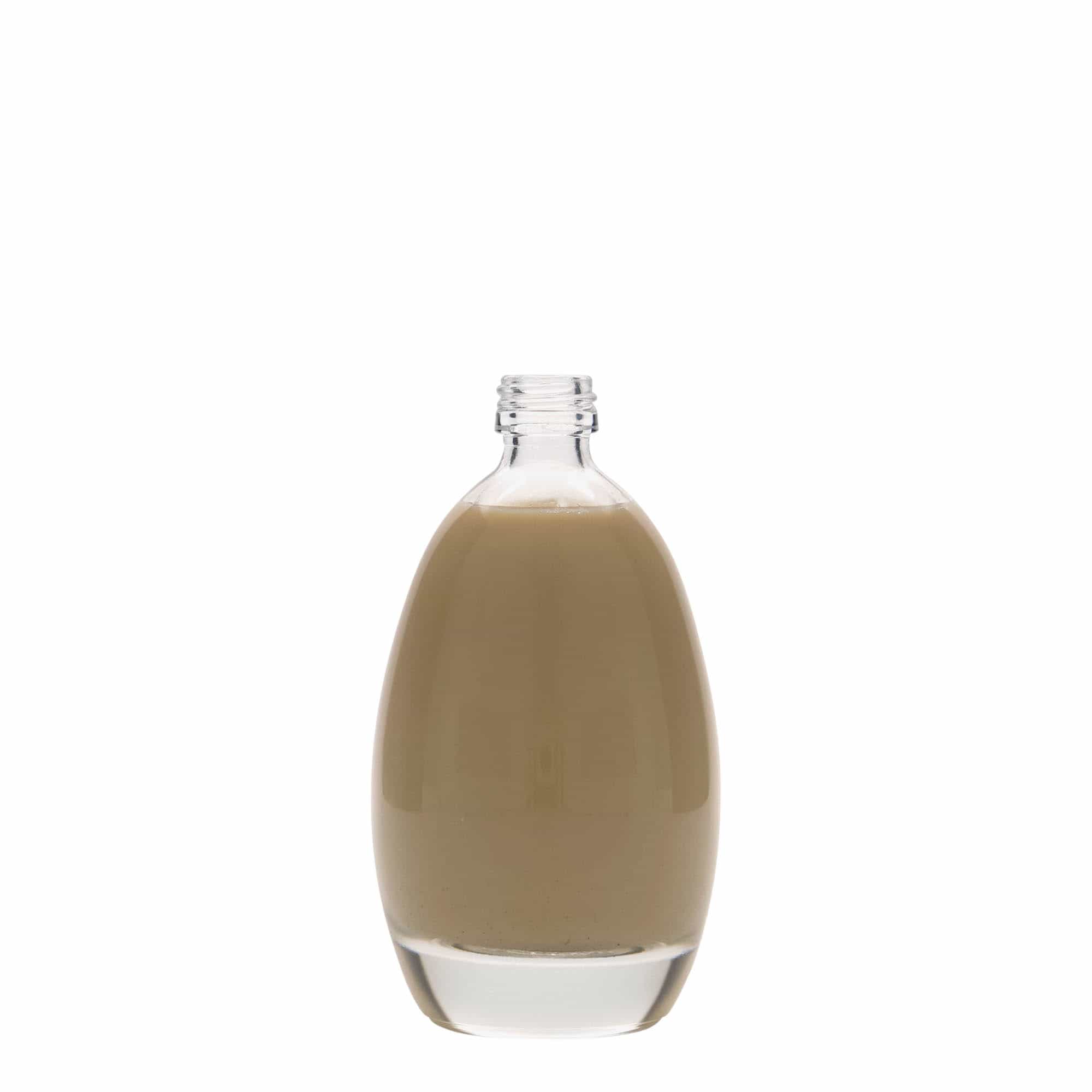 100 ml γυάλινο μπουκάλι 'Αυγό', στόμιο: PP 18