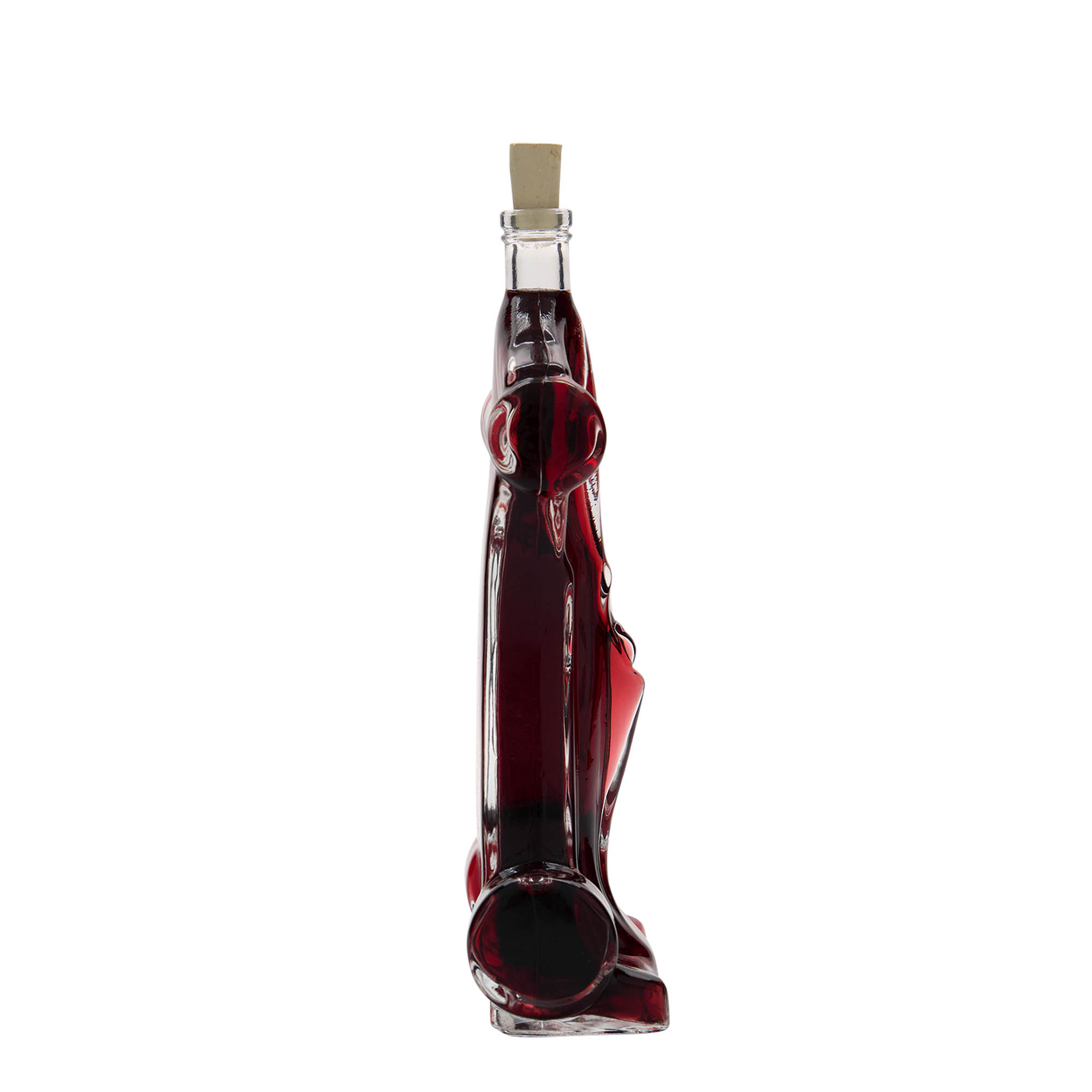 200 ml γυάλινο μπουκάλι 'Αυτοκίνητο αγώνων', στόμιο: φελλός